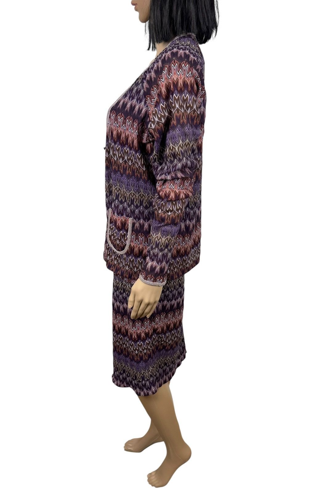 Missoni Missoni Knit Skirt Suit 3 Peace Cardigan Tank Top size L Size L / US 10 / IT 46 - 7 Thumbnail
