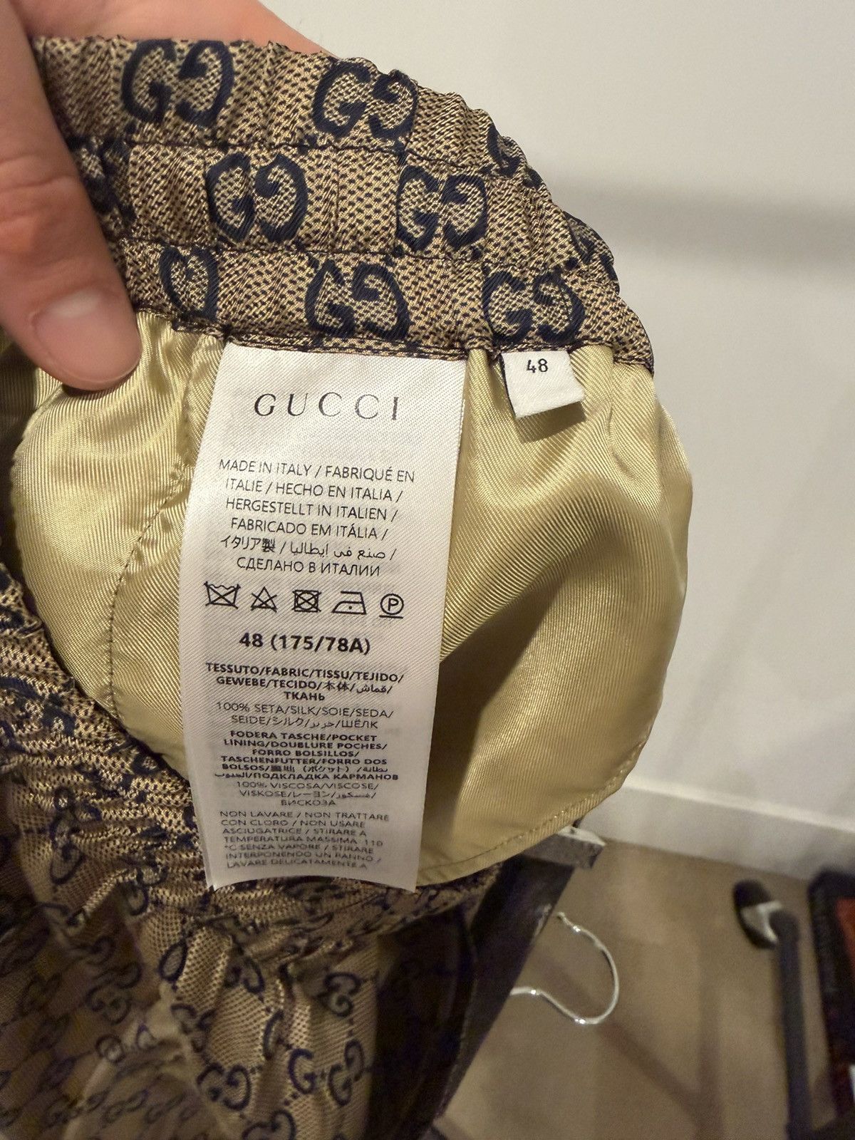 Gucci Gucci Silk Monogram Lounge Short Size US 32 / EU 48 - 5 Thumbnail
