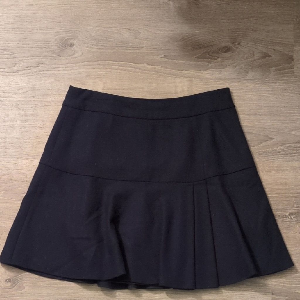 Boden Boden Blue Wool Blend Dual Lined Skirt Size 10R Size 32" / US 10 / IT 46 - 1 Thumbnail