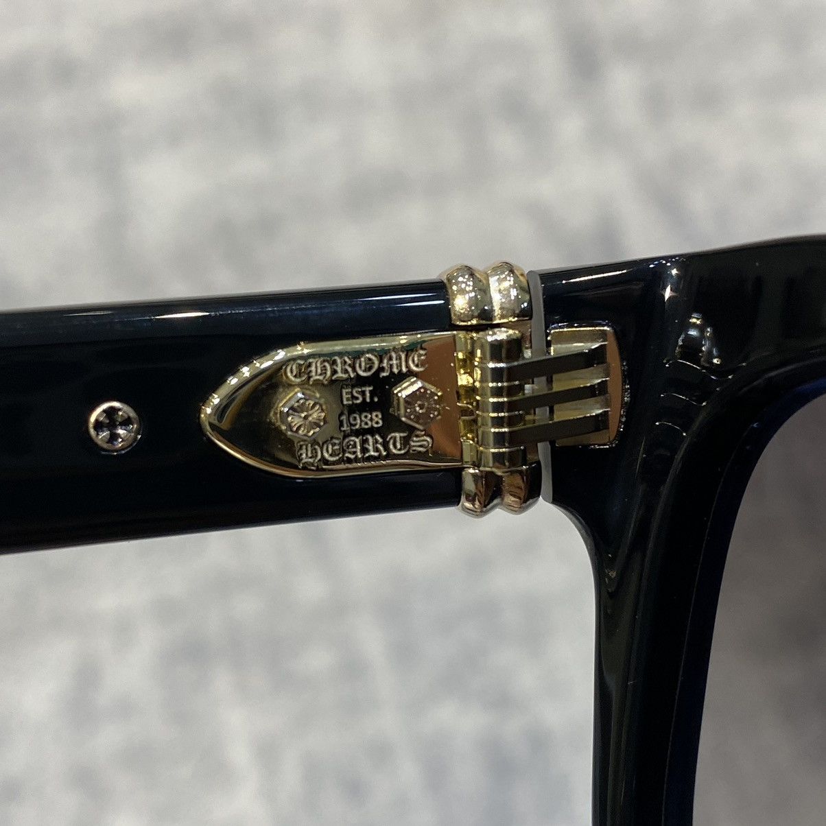 Chrome Hearts CHROME HEARTS SLUSS BUSSIN II Black18KGP Dark Gray Gradient Size ONE SIZE - 9 Thumbnail