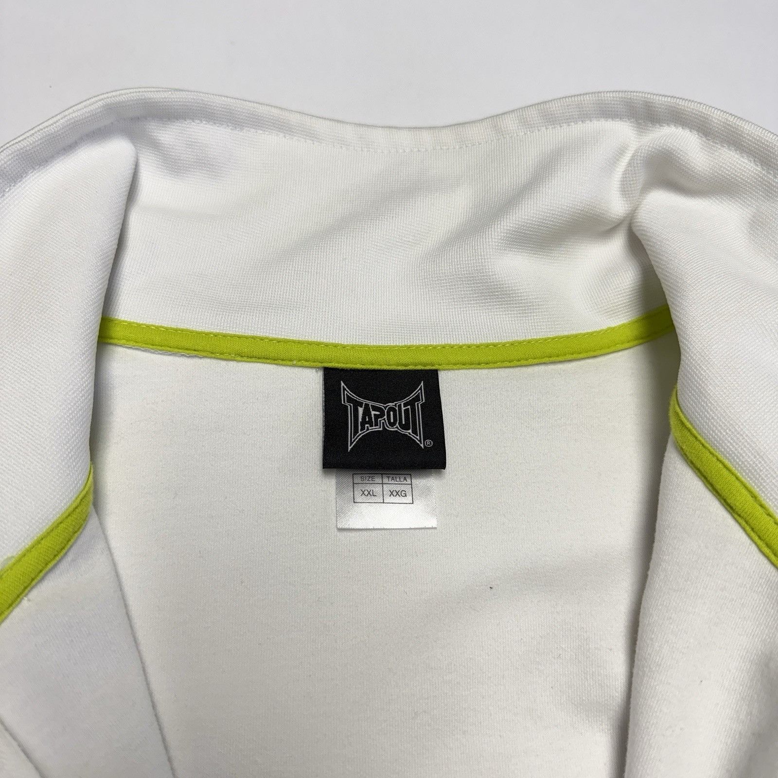 Tapout Tapout Jacket Mens 2XL White Full Zip Athletic Gym Workout Size US XXL / EU 58 / 5 - 8 Thumbnail