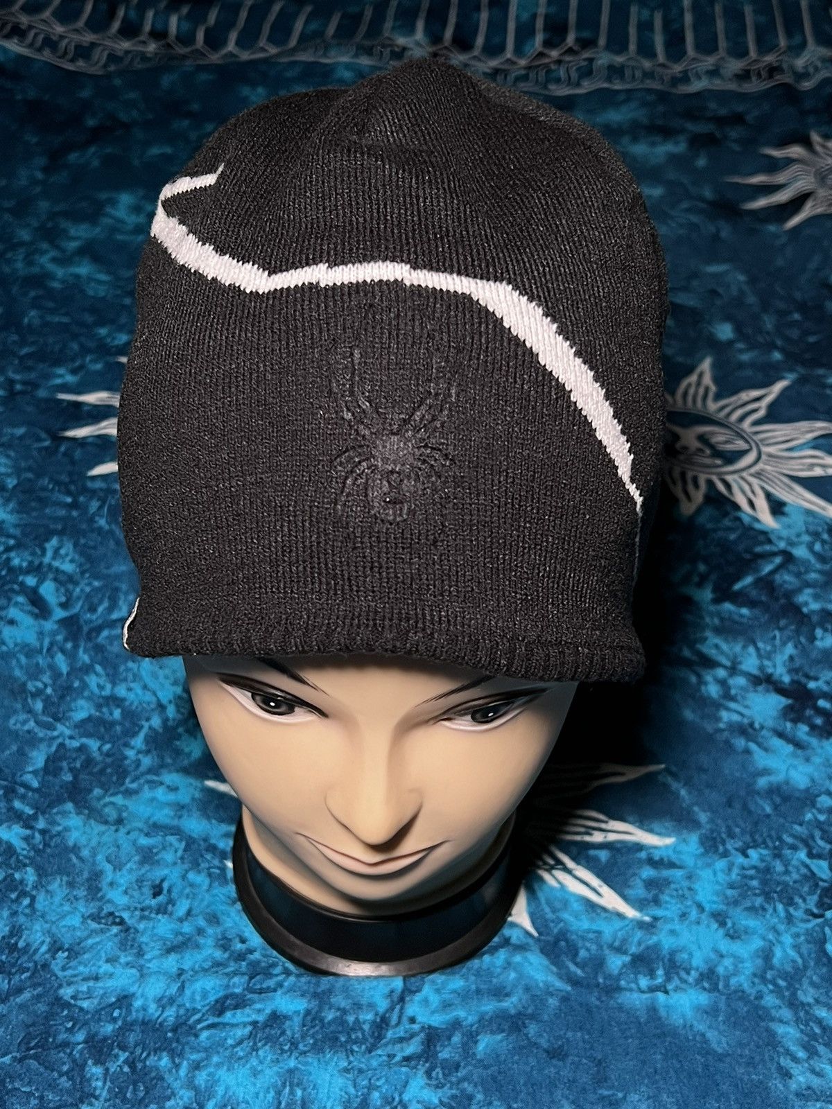 Spyder × Vintage Spyder Spider Web Beanie Hat Y2K Size ONE SIZE - 9 Thumbnail