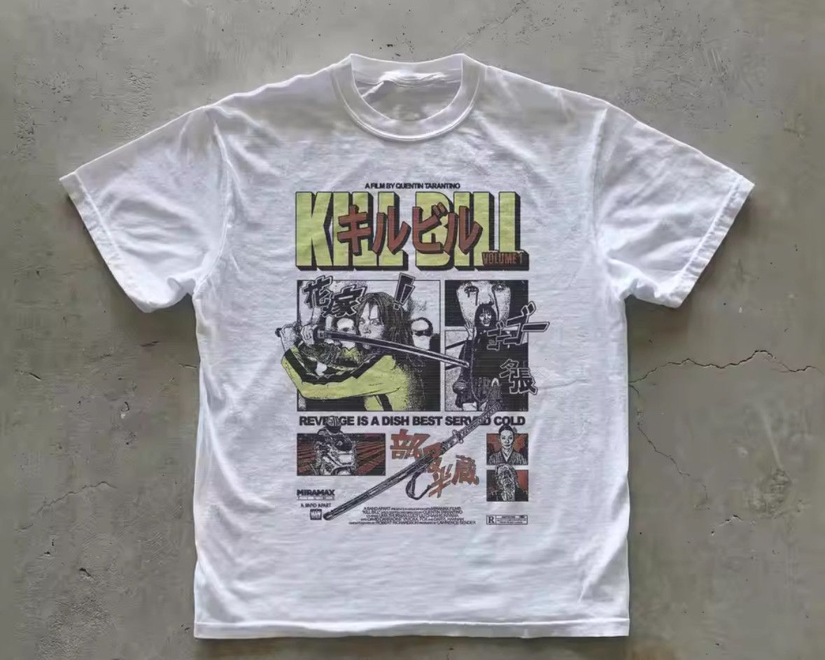 Japanese Brand Street Vintage Retro Kill Bill Bruce Show Graphic T-Shirt Size US XXL / EU 58 / 5 - 1 Thumbnail
