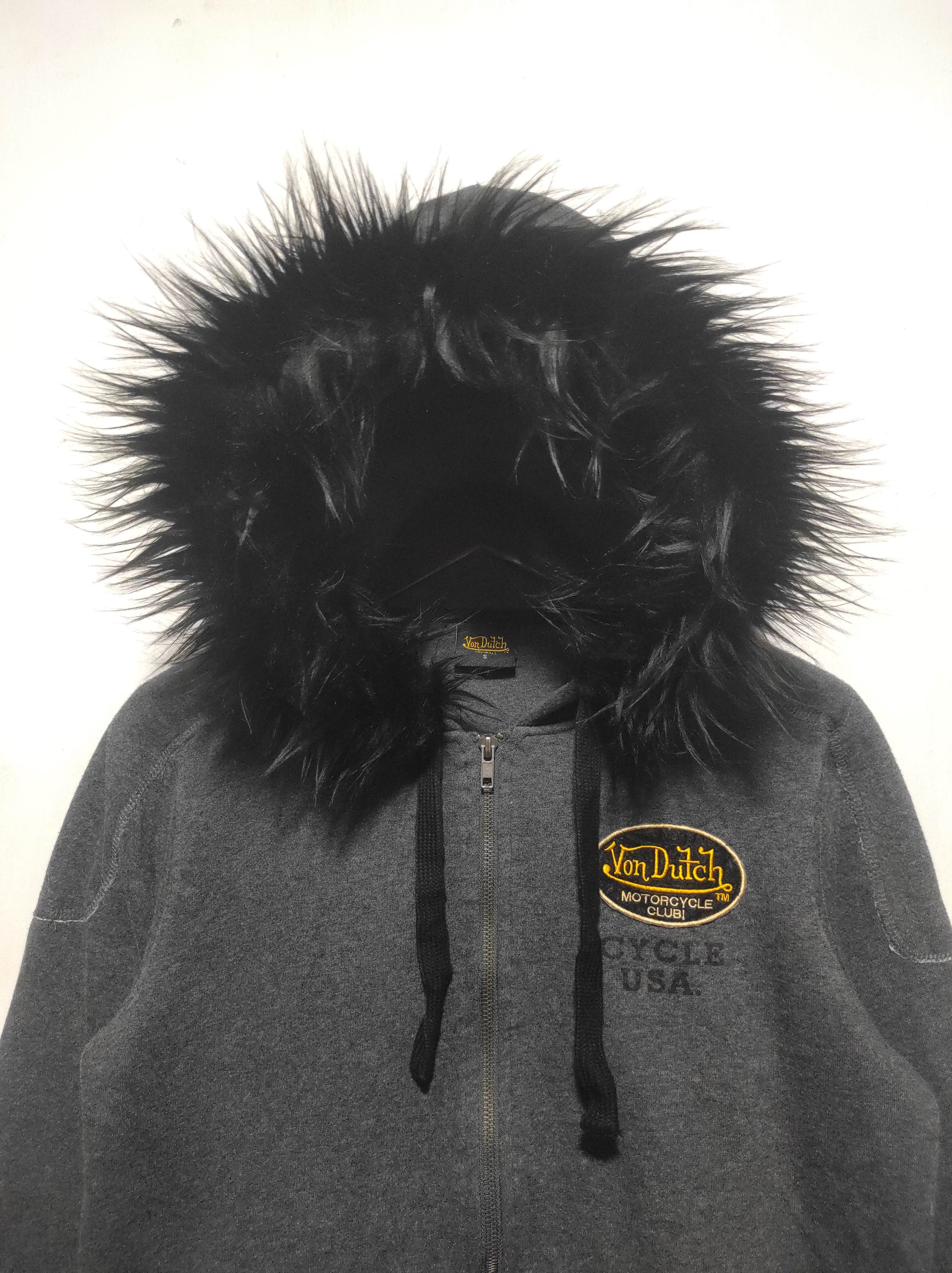 If Six Was Nine Von Dutch Fur Zipper Hoodie Size US S / EU 44-46 / 1 - 4 Thumbnail