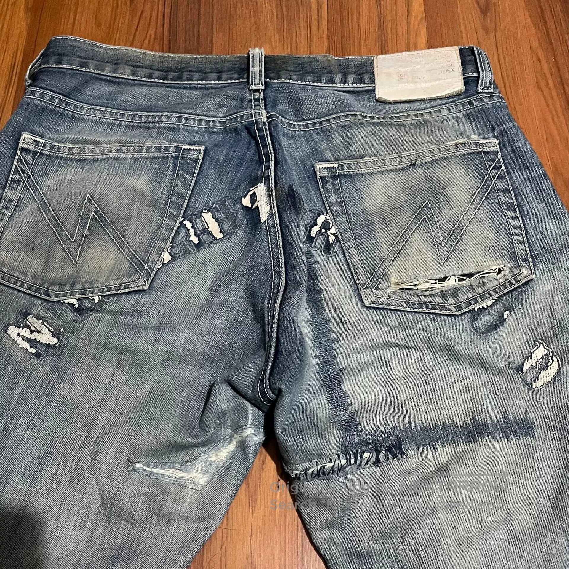 Neighborhood NEIGHBORHOOD 08EX Graffiti Print Jeans. Size US 43 - 4 Thumbnail