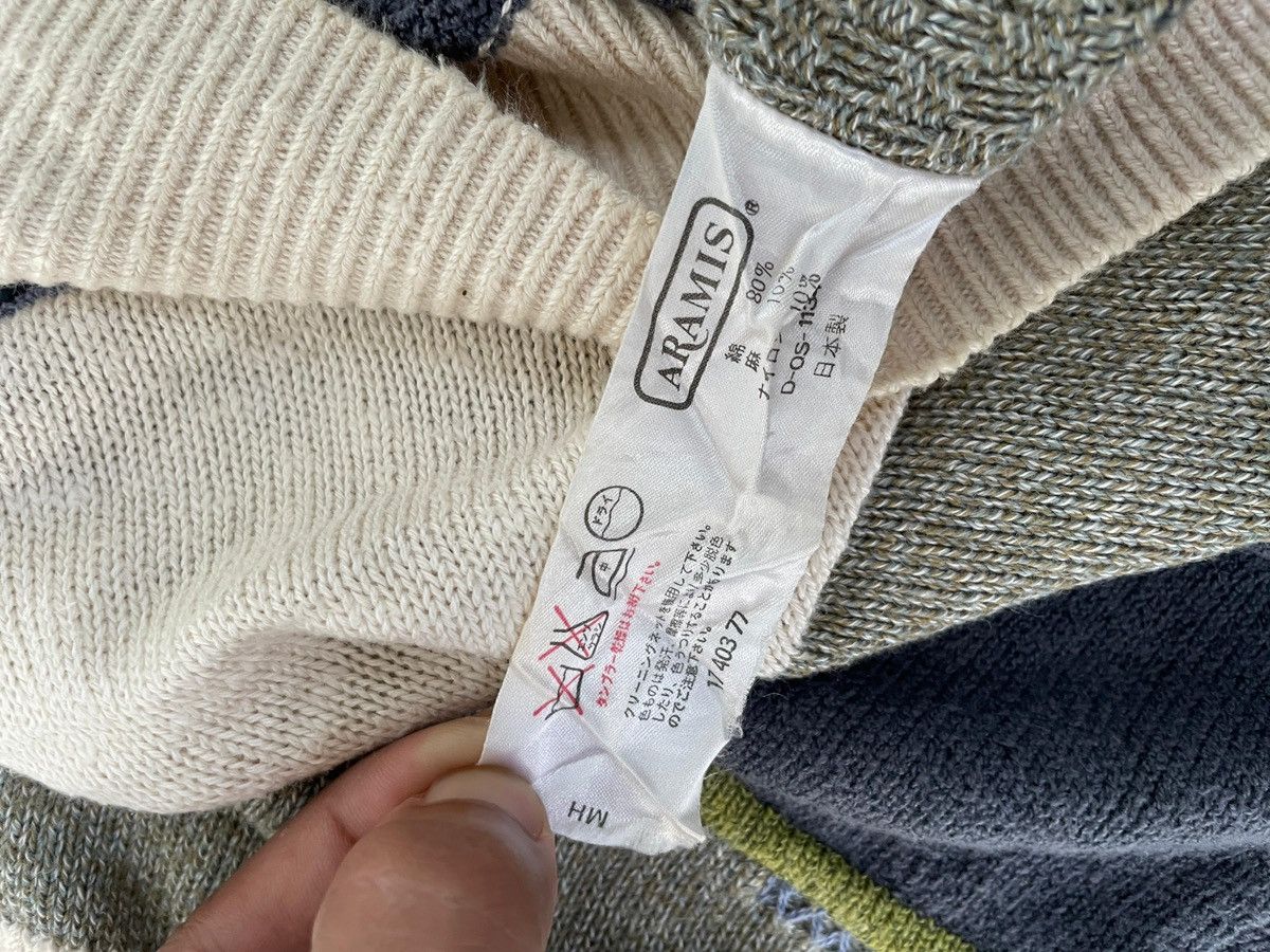 Japanese Brand Vintage Aramis Knit Sweater Crewneck Jakcet Size US L / EU 52-54 / 3 - 9 Thumbnail