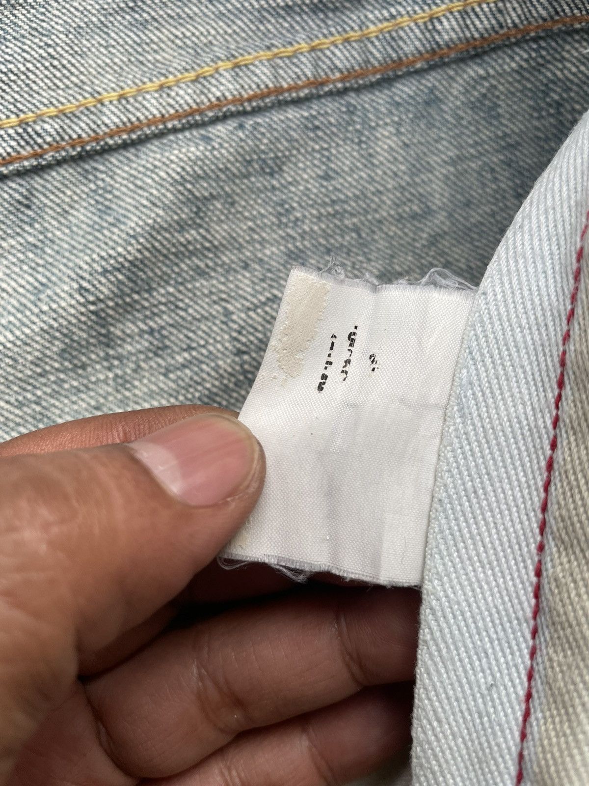 Fake London Genius Fake London Genuis Distresed Denim Size US 33 - 14 Thumbnail