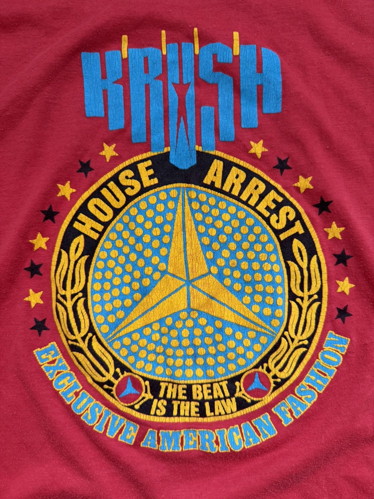 Other Vintage 80s KRUSH House Arrest Tee Single Stitch USA Rare Size US M / EU 48-50 / 2 - 5 Thumbnail