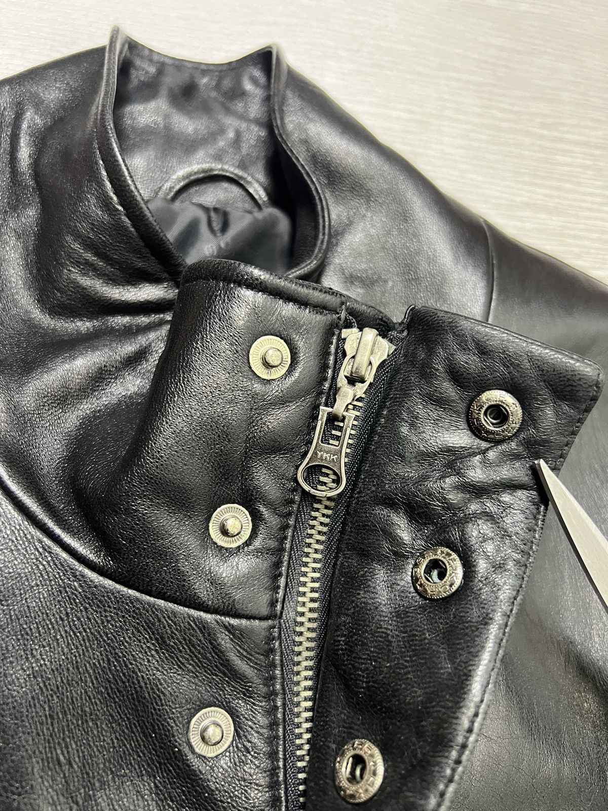 Balenciaga Balenciaga - Vintage - 1997 - Full Zip Leather Half Coat Size US XL / EU 56 / 4 - 11 Thumbnail