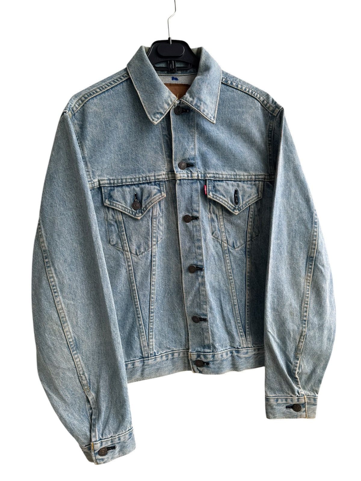 Levi's × Levi's Vintage Clothing × Vintage Vintage Levis 557 Trucker Denim Jackwt Size US XXS / EU 40 - 1 Thumbnail