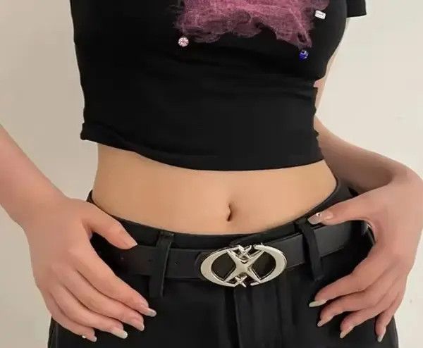 Leather Chiyuri x Azumi Star Buckle PU Leather Belt Size ONE SIZE - 6 Thumbnail