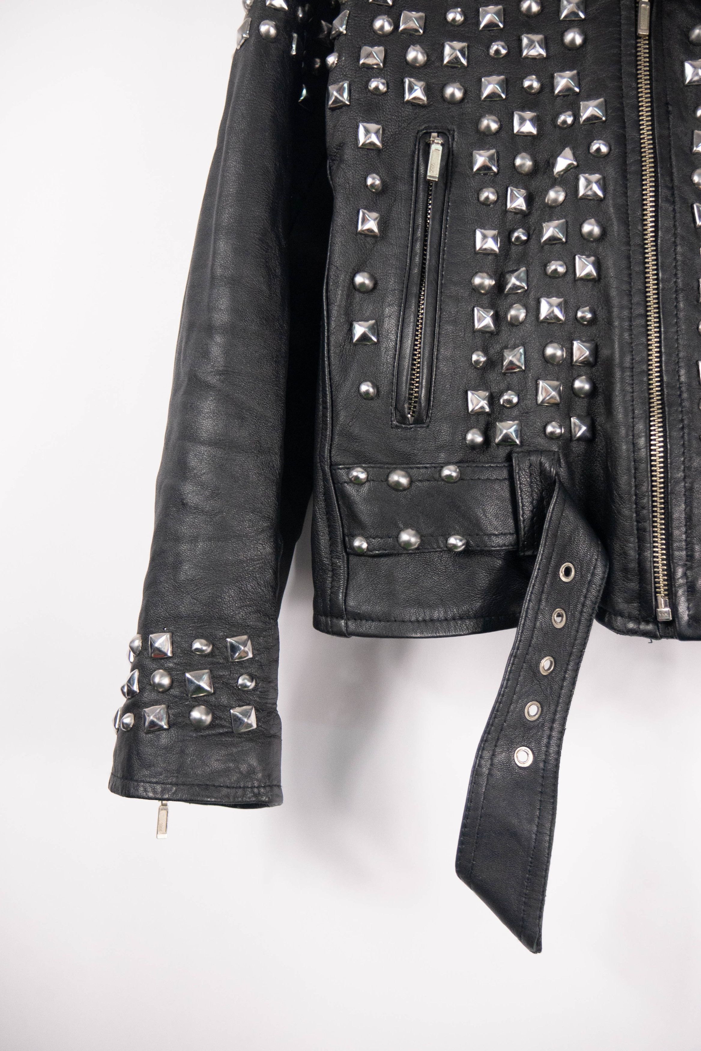 Genuine Leather × Japanese Brand Studded leather biker jacket vintage punk rock and roll Size US M / EU 48-50 / 2 - 5 Thumbnail