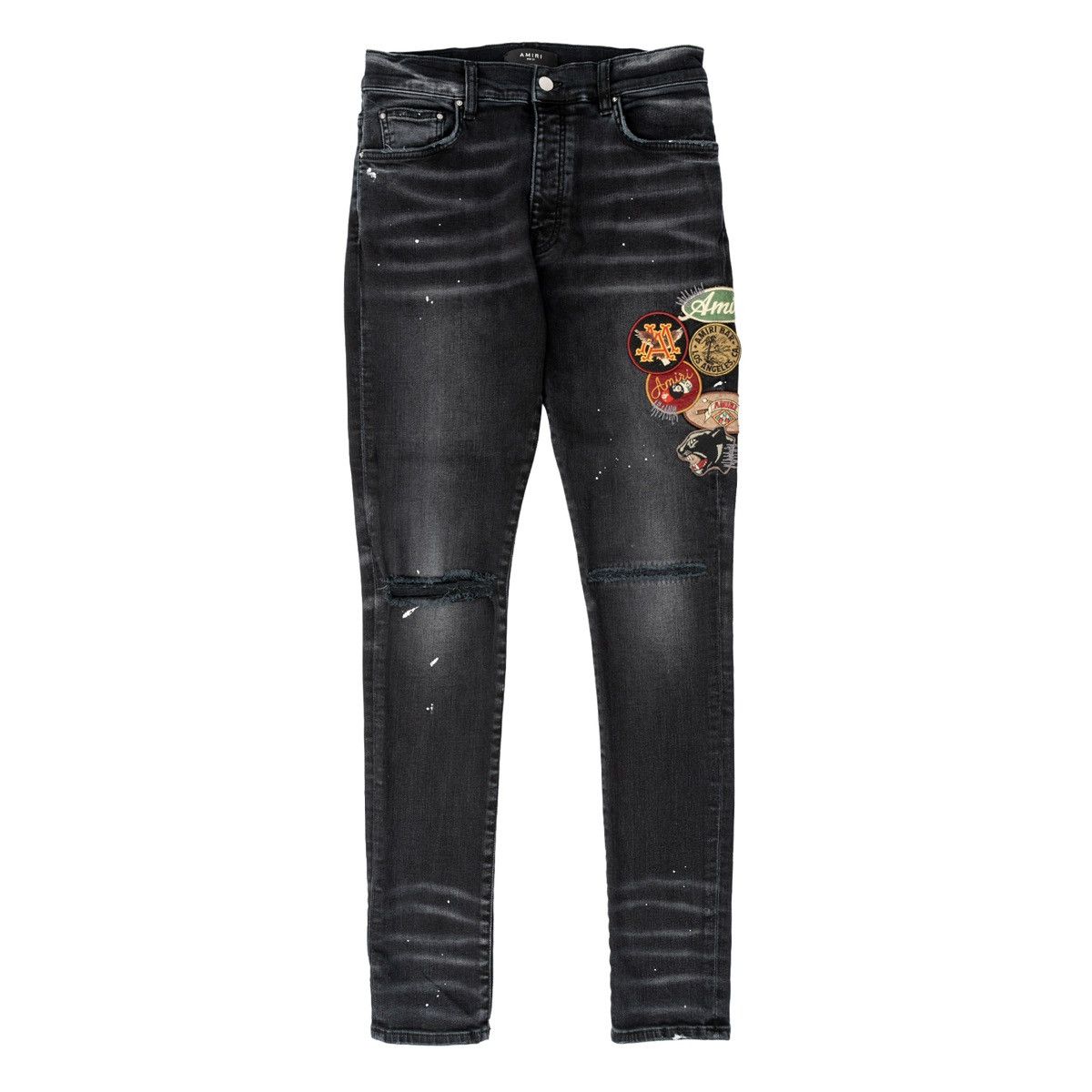 Amiri Amiri Vintage Patch Jeans Aged Black Size US 31 - 1 Thumbnail