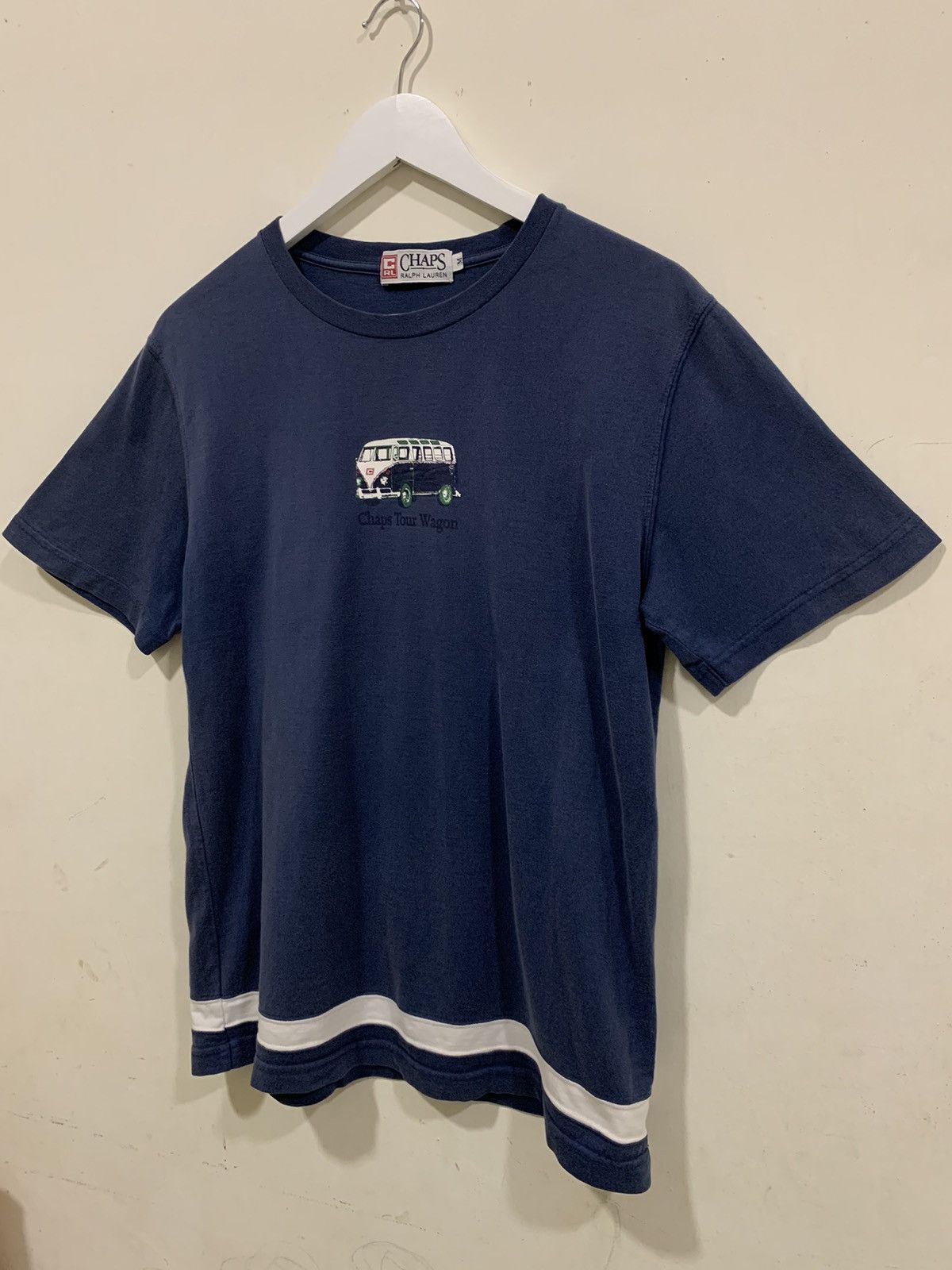 Chaps Chaps Ralph Lauren T Shirt M Blue Japan Store Size US M / EU 48-50 / 2 - 2 Thumbnail