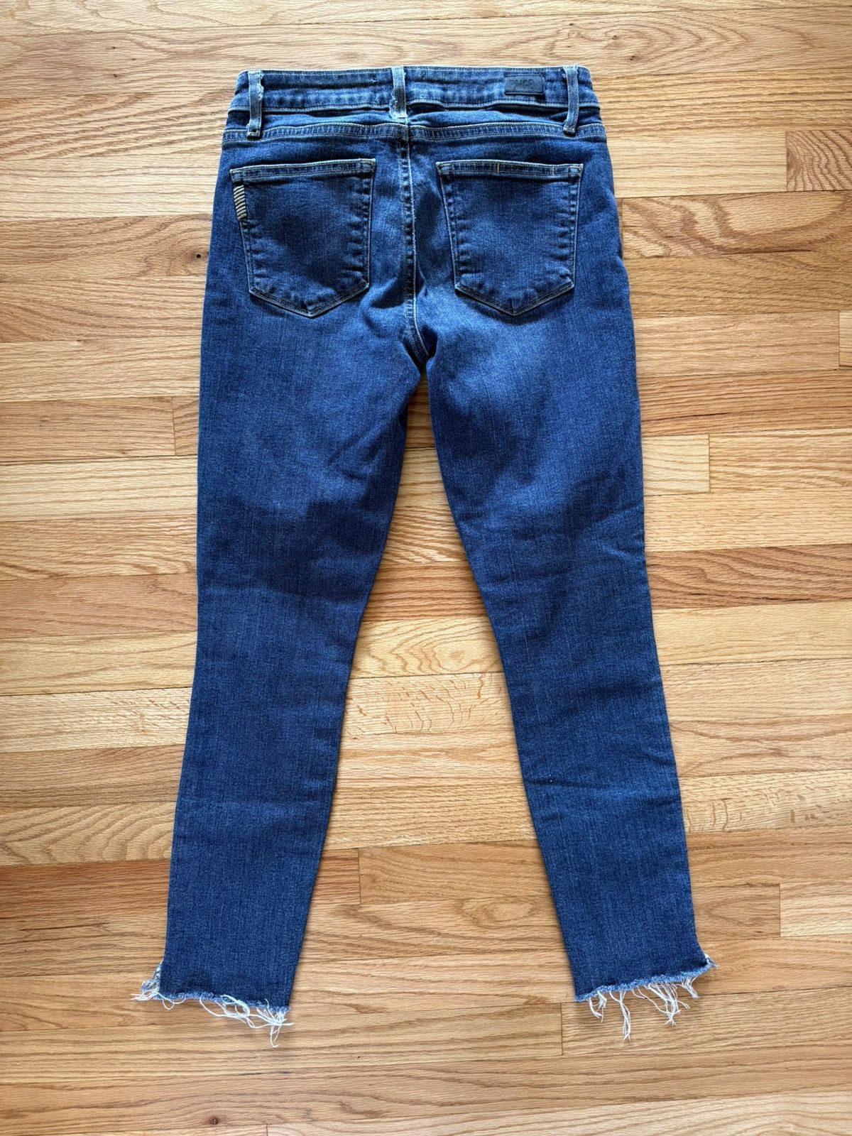 Paige Paige Verdugo Ankle Skinny Jeans “Magnolias” 27 Fraying Size 27" / US 4 / IT 40 - 2 Thumbnail