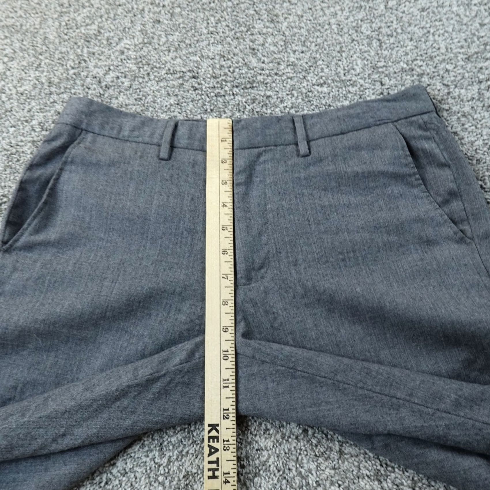J.Crew J.CREW Pants Mens 32X32 Gray Wool Chino Trousers Slim Bedford Straight Preppy Size US 32 / EU 48 - 4 Thumbnail