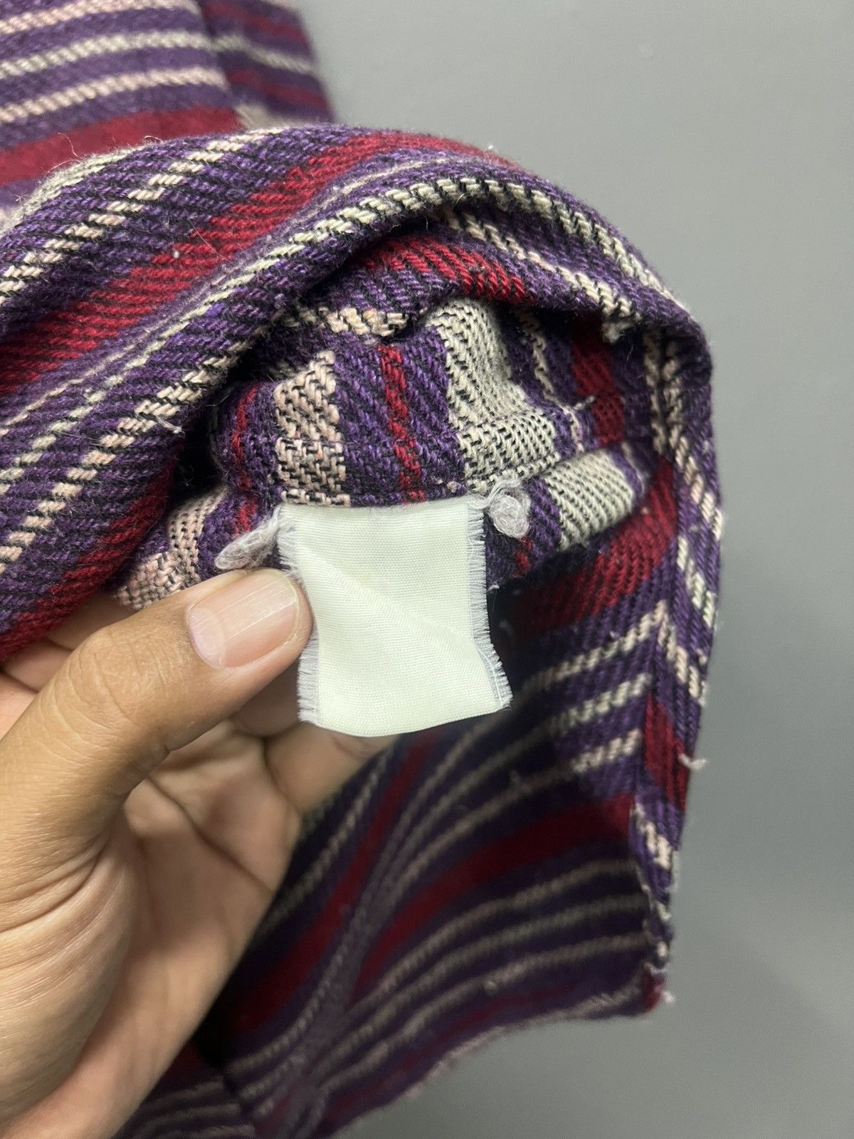 Vintage Vintage Mola Stripe Flannel Size US M / EU 48-50 / 2 - 6 Thumbnail