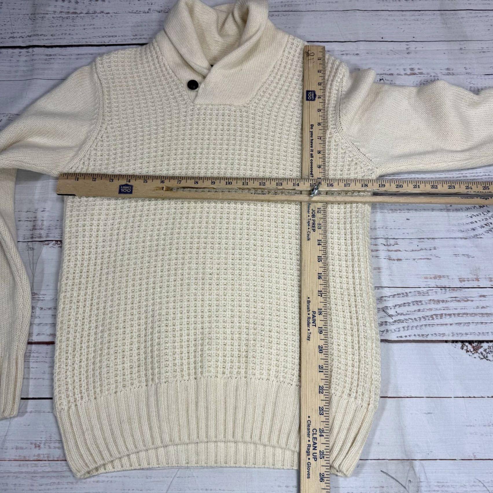 Vintage Daniele Blasi Sweater Long Sleeve Ivory White Waffle Pullover Women's Sz S Made In Italy Size S / US 4 / IT 40 - 2 Thumbnail