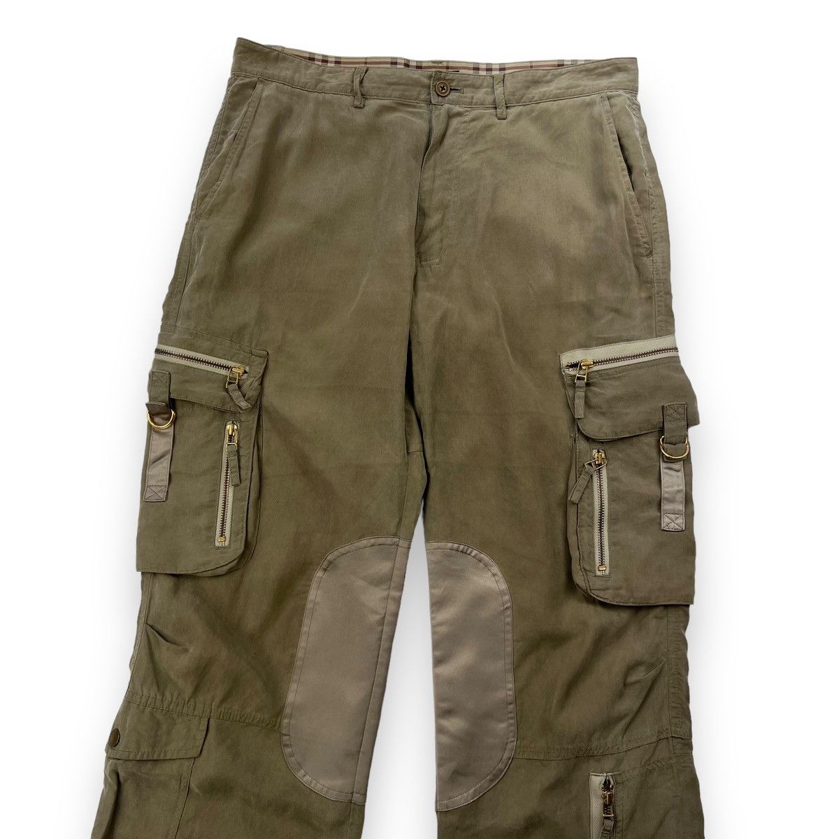 Burberry Burberry Khaki Cargo Trousers Size US 30 / EU 46 - 1 Thumbnail
