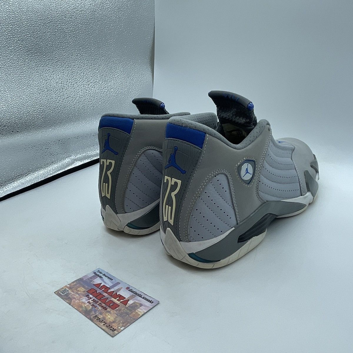 Jordan Brand Air Jordan 14 wolf grey Size US 10.5 / EU 43-44 - 5 Thumbnail