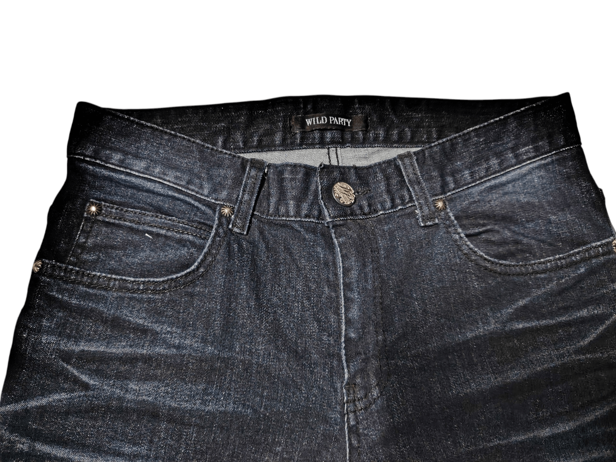 Japanese Brand wild party skinny jeans Size US 29 - 4 Thumbnail