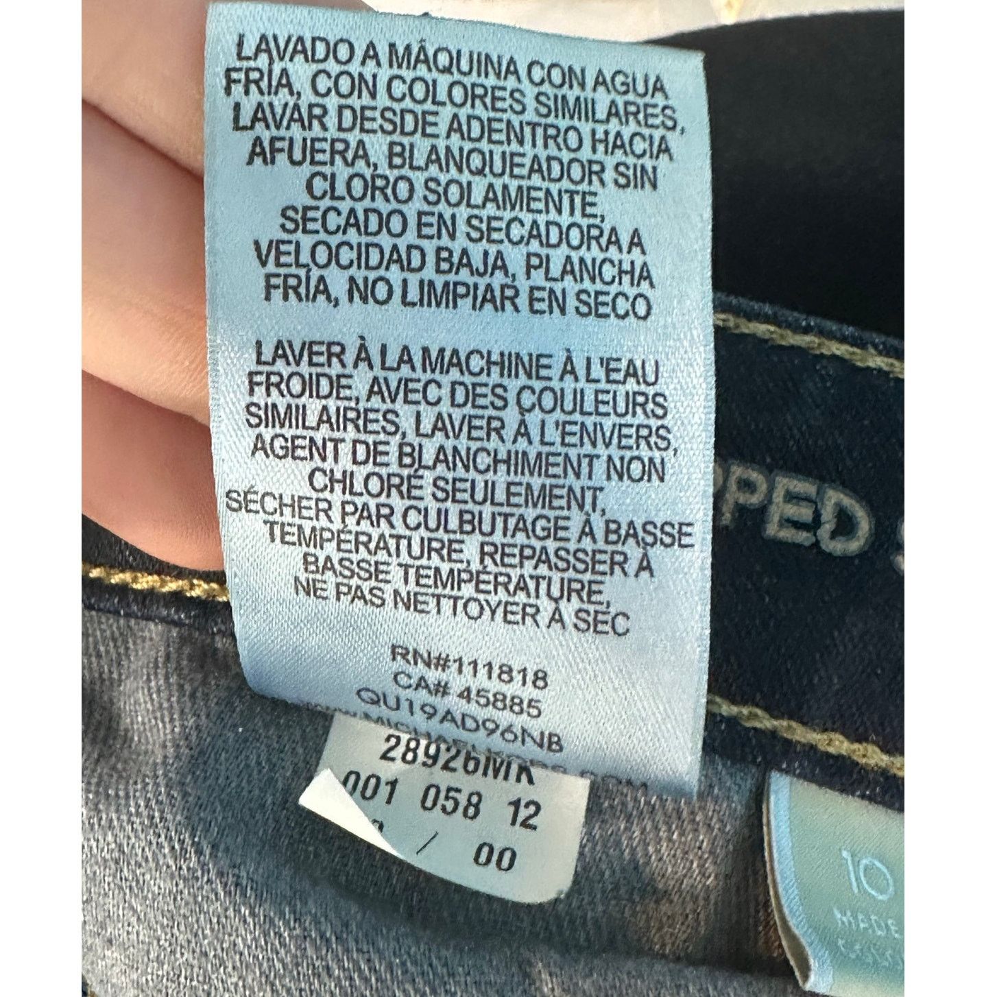 Michael Kors Michael Kors dark wash blue cropped skinny jeans size 10 Size 32" / US 10 / IT 46 - 6 Thumbnail
