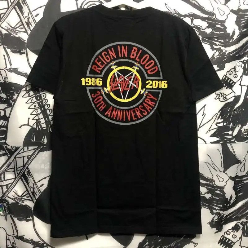 Vintage 90s Metal Rock T-Shirt Size US XL / EU 56 / 4 - 3 Thumbnail