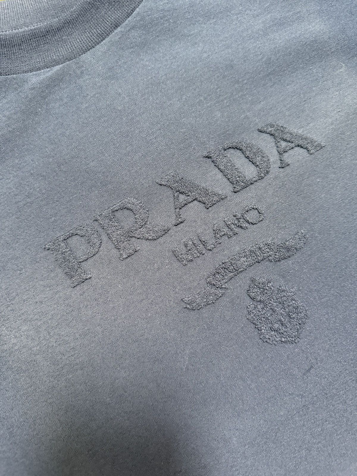 Prada Prada Men's Jersey Logo T-Shirt Size US M / EU 48-50 / 2 - 3 Thumbnail
