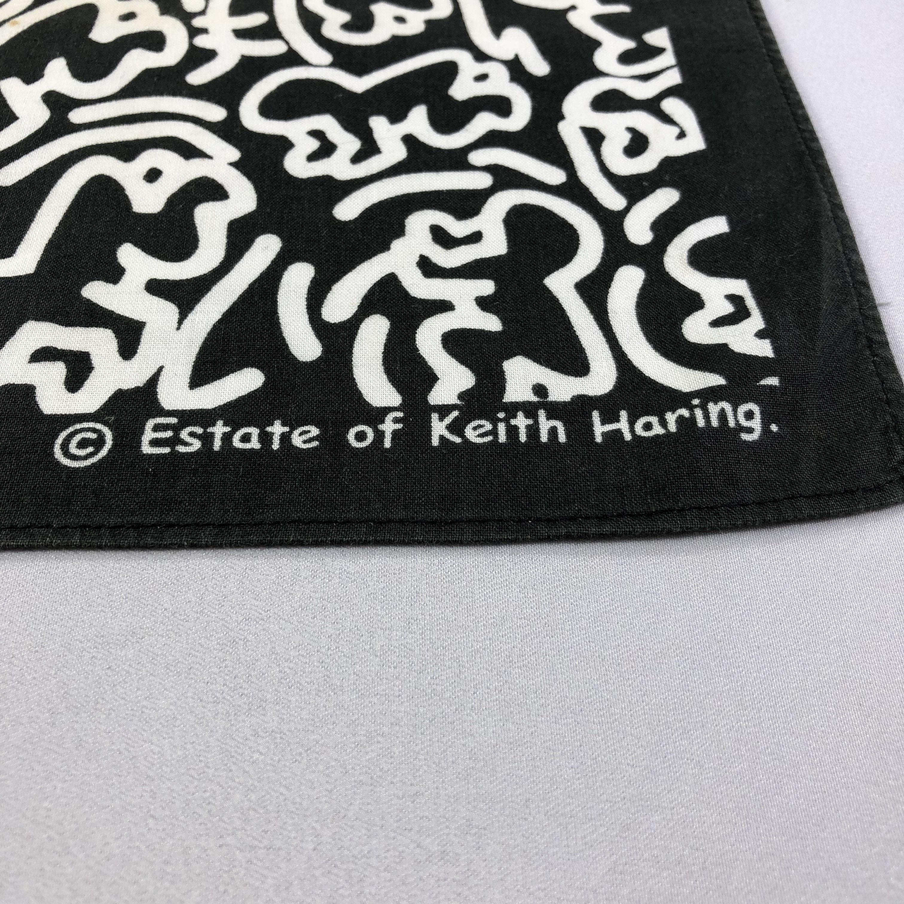 Keith Haring Keith Haring Bandana Handkerchief Neckerchief H1889 Size ONE SIZE - 4 Thumbnail
