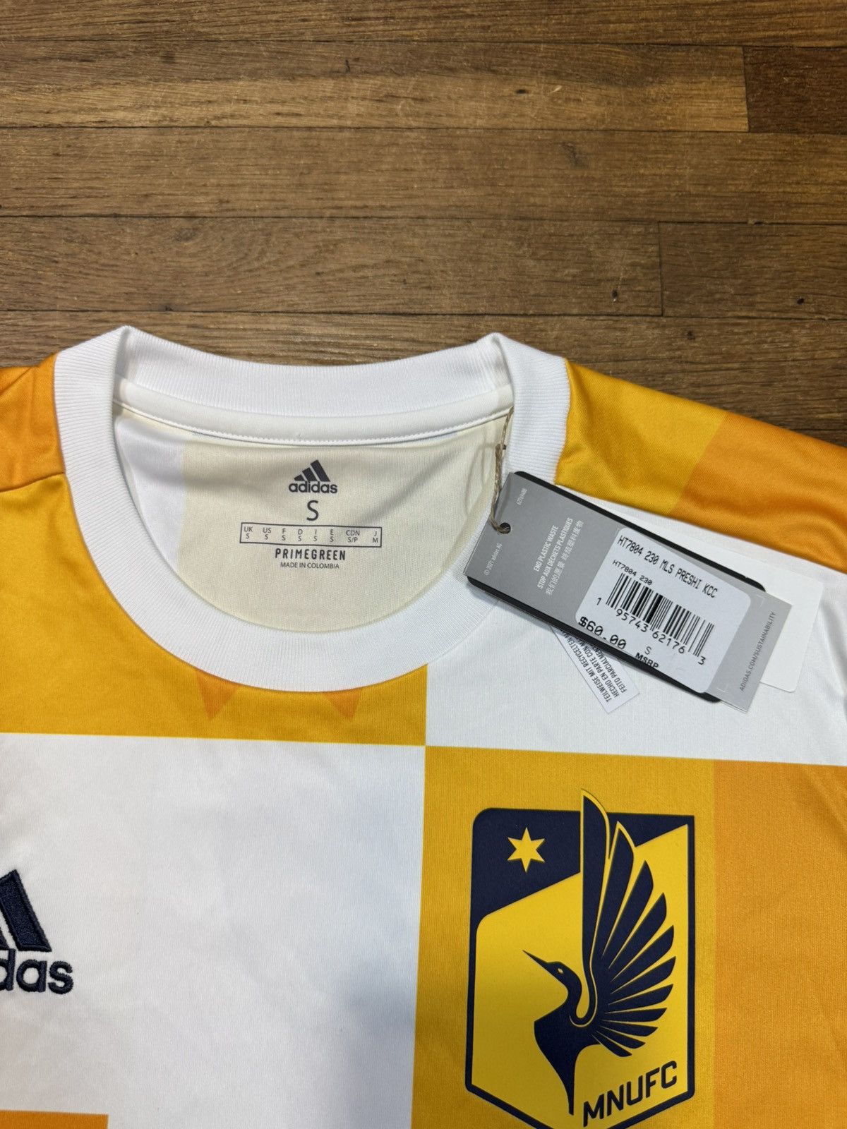 Adidas Adidas Minnesota FC Kick Childhood Cancer Mens Soccer Jersey Size US S / EU 44-46 / 1 - 8 Thumbnail