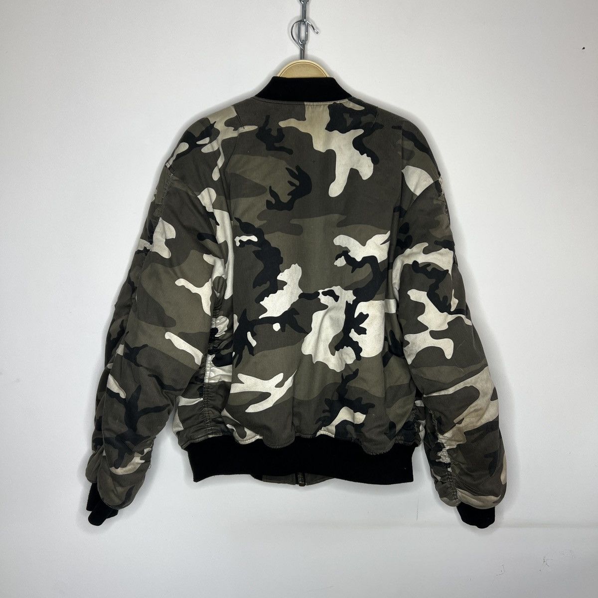 Vintage MA 1 FLYERS ARMY BOMBER JACKET TRAVIS SCOTT STYLE Size US L / EU 52-54 / 3 - 7 Thumbnail