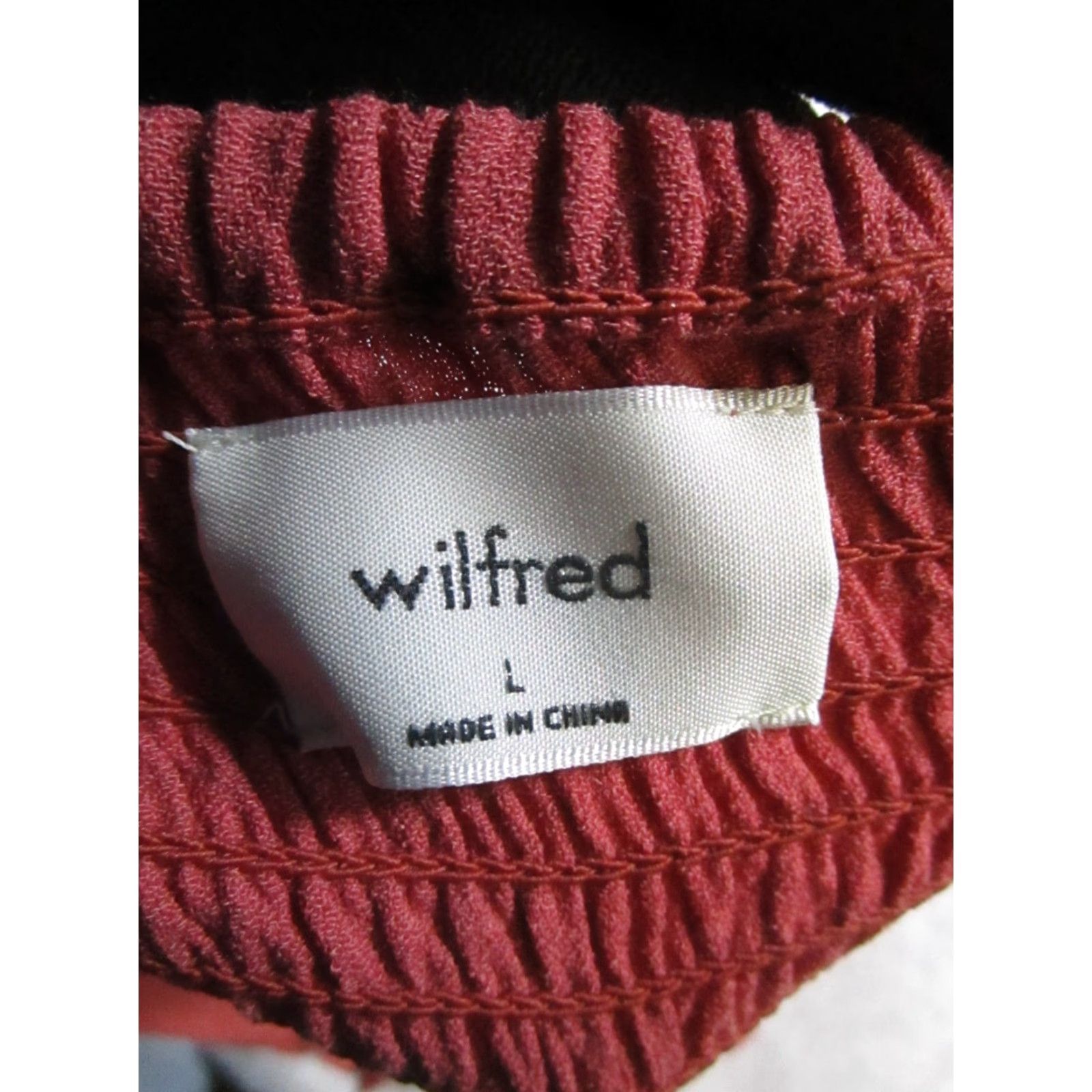 Vintage Wilfred Blouse Womens Large Red Tank Sleeveless Cropped Square Neck Pullover Casual Regular Size L Vintage No Size L / US 10 / IT 46 - 3 Thumbnail