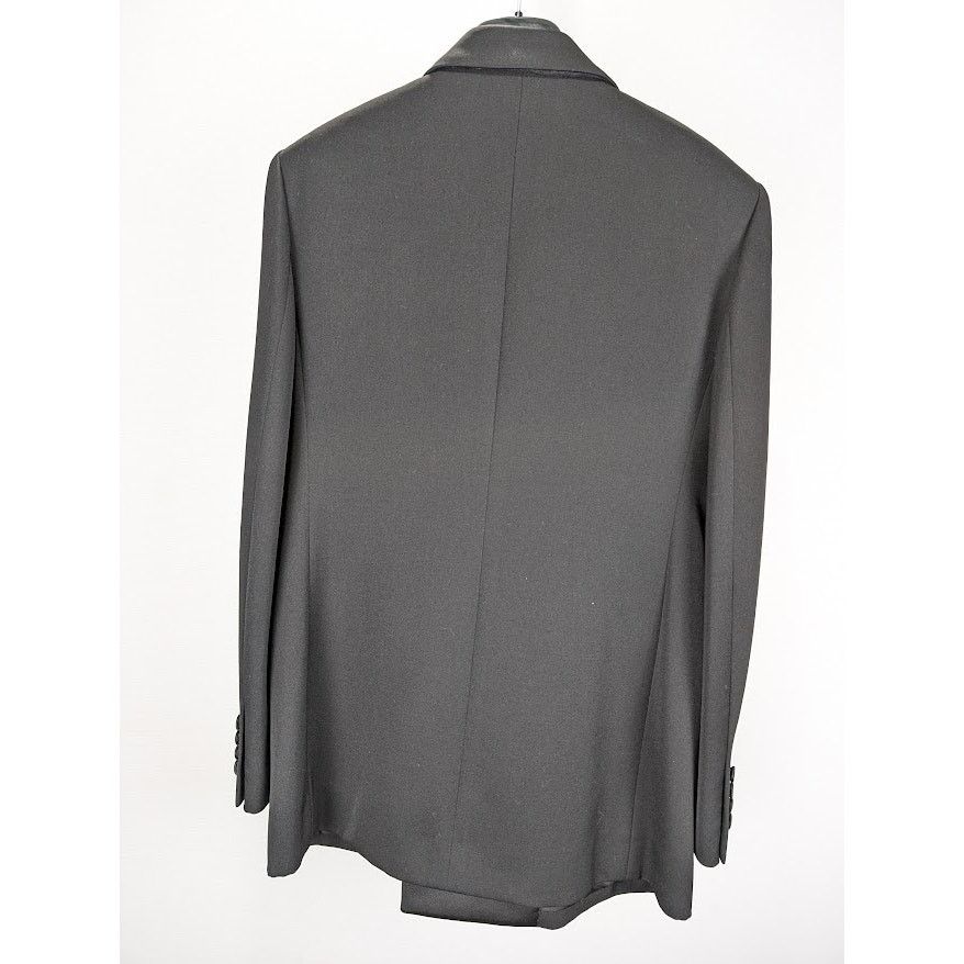 Saint Laurent Paris o1rshd1 Grain De Poudre De Laine Evening Jacket in Noir Size US L / EU 52-54 / 3 - 14 Thumbnail