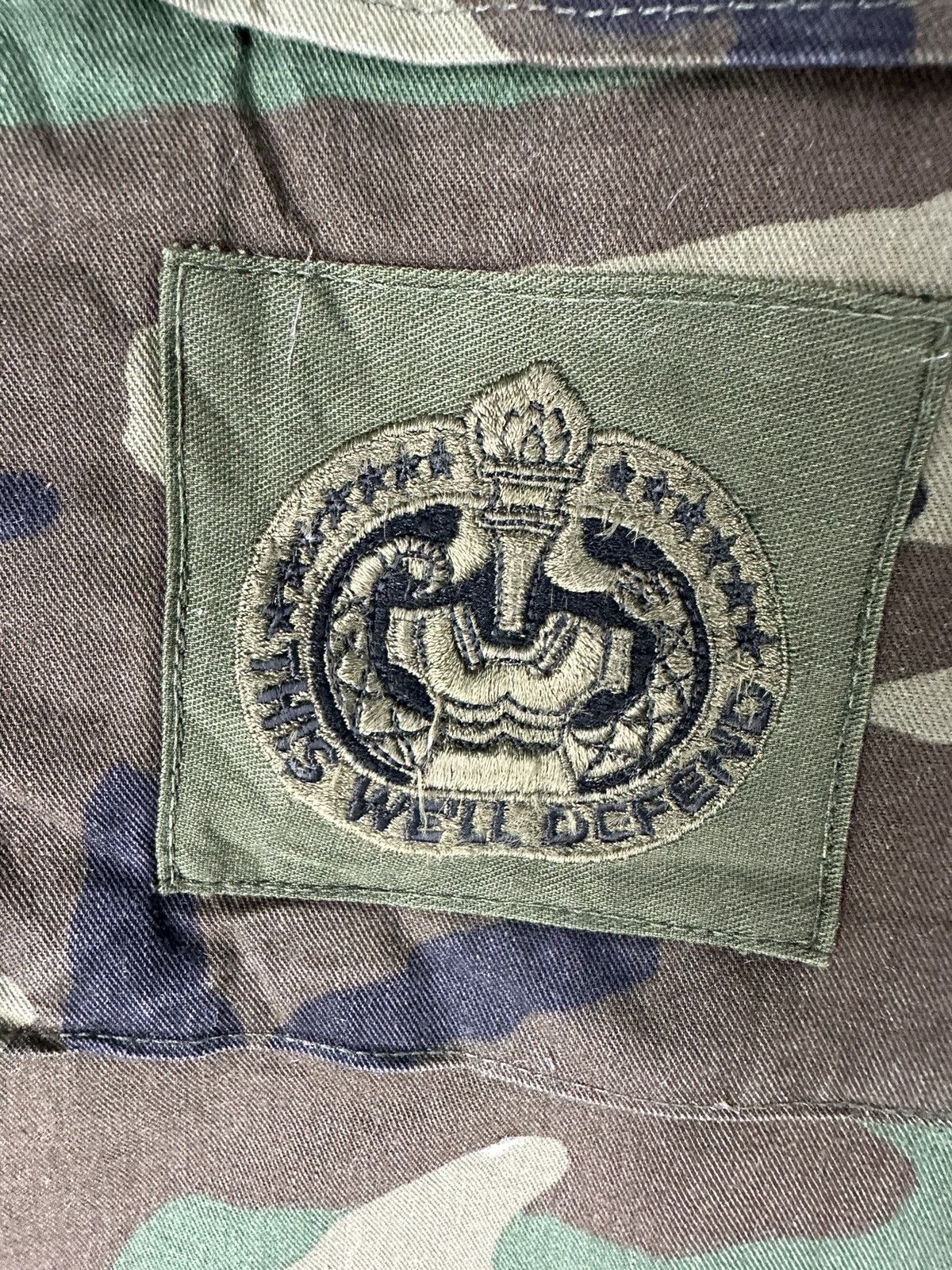 Toyo Enterprises Vintage US ARMY This Well Ocfend Camo Jacket Size US M / EU 48-50 / 2 - 5 Thumbnail