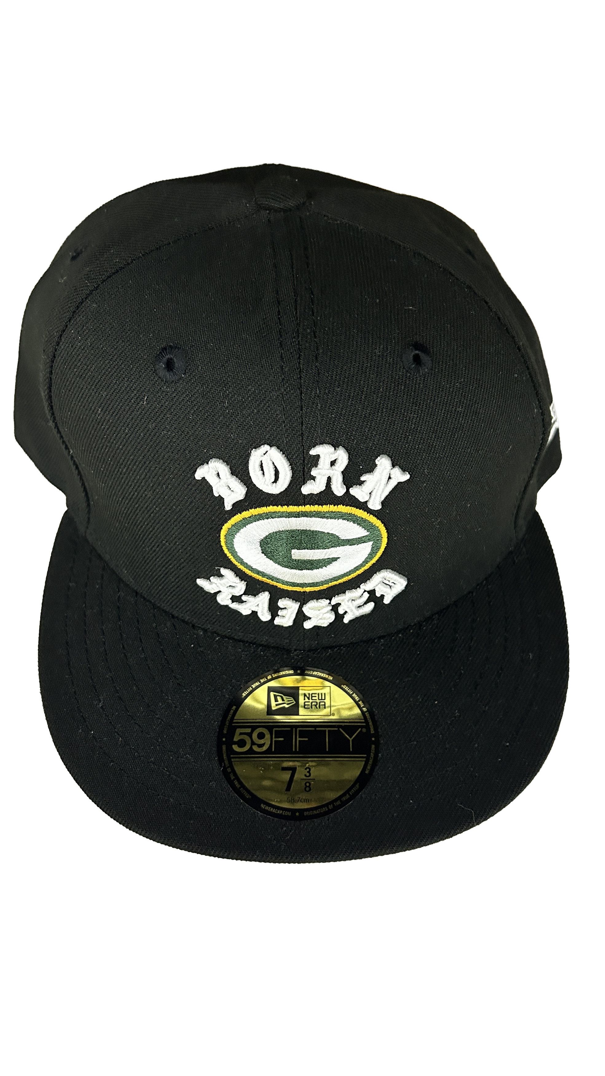 Born X Raised × NFL (7 3/8) Born X Raised × NFL NEW ERA + PACKERS FITTED ROCKER Size ONE SIZE - 1 Preview