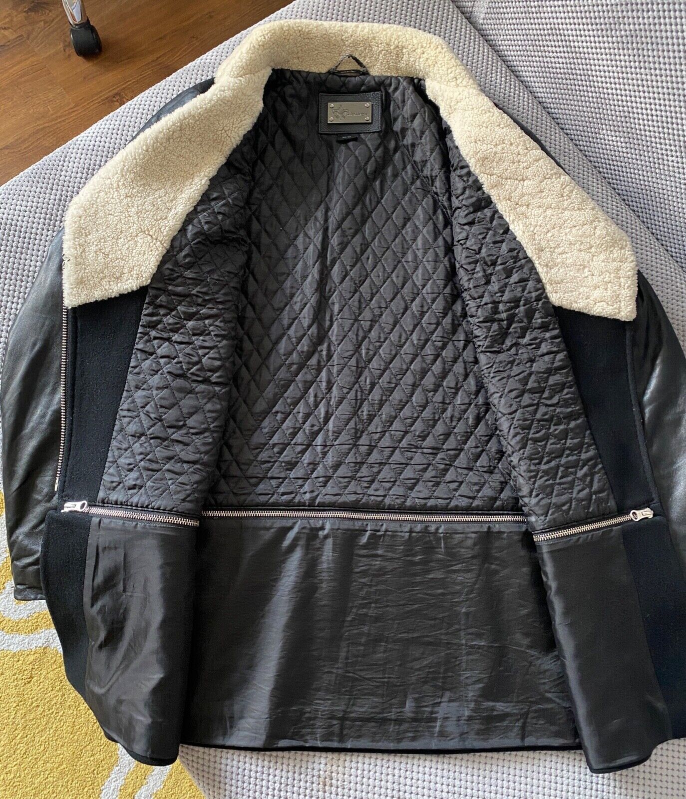 Mackage MACKAGE WOOL CASHMERE COAT TRANSFORMER SHEARLING COLLAR Size M / US 6-8 / IT 42-44 - 4 Thumbnail