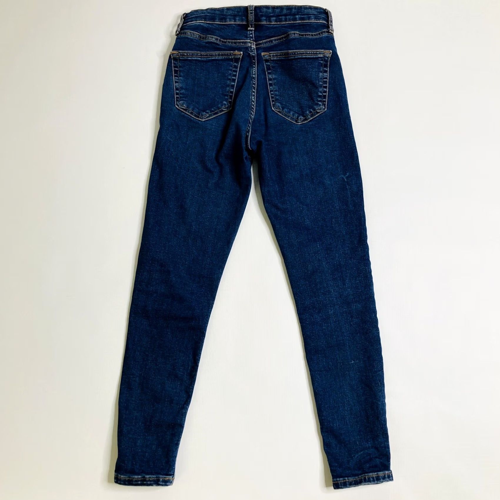 Topshop Topshop Moto Jamie Crop Jeans Skinny Mid Rise Women’s Blue Denim 24x25 Slim 5-Pocket Size 4XL / US 24-26 - 2 Thumbnail
