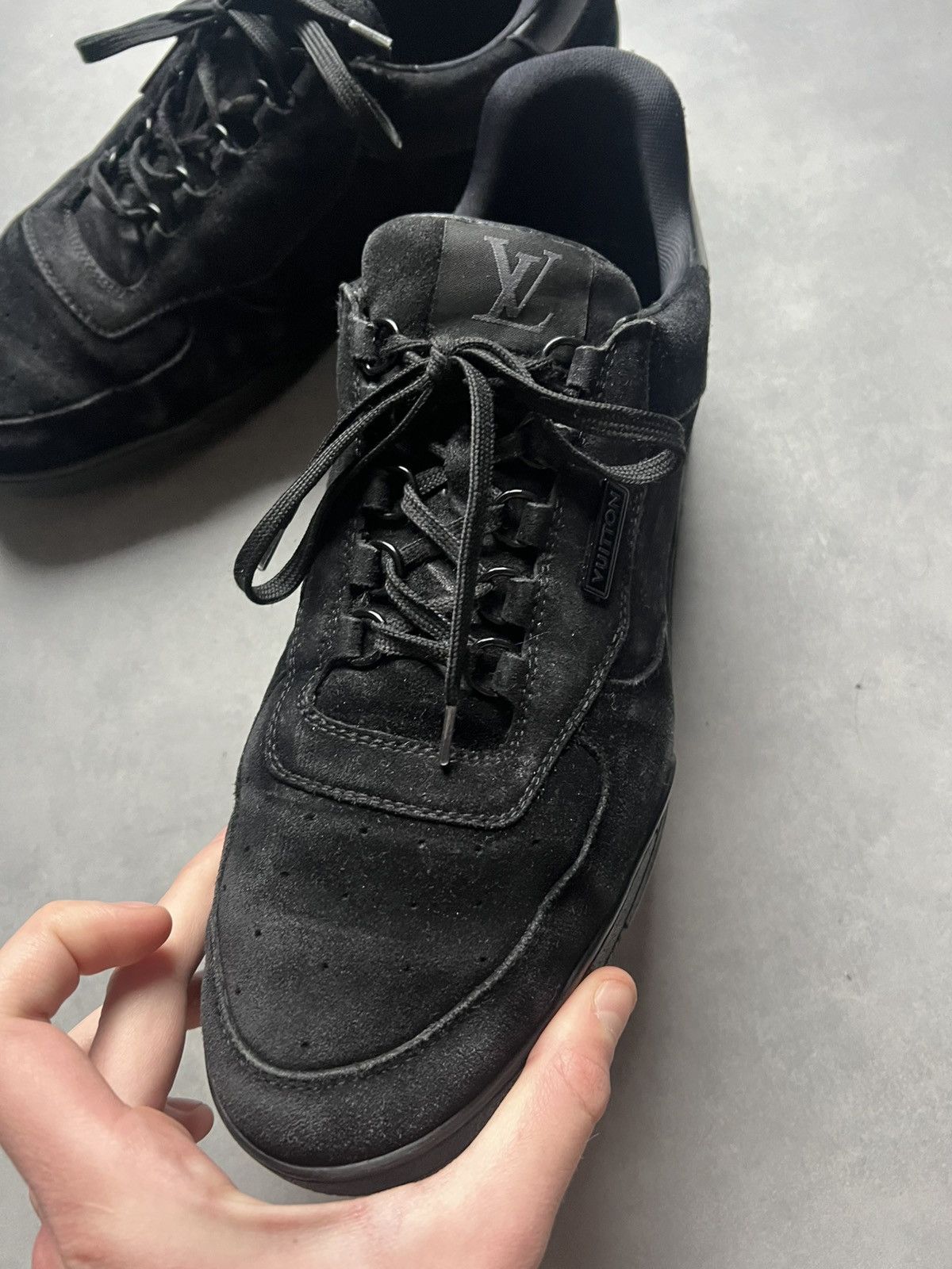 Louis Vuitton Louis Vuitton Suede Sneakers Size US 14 / EU 47 - 4 Thumbnail