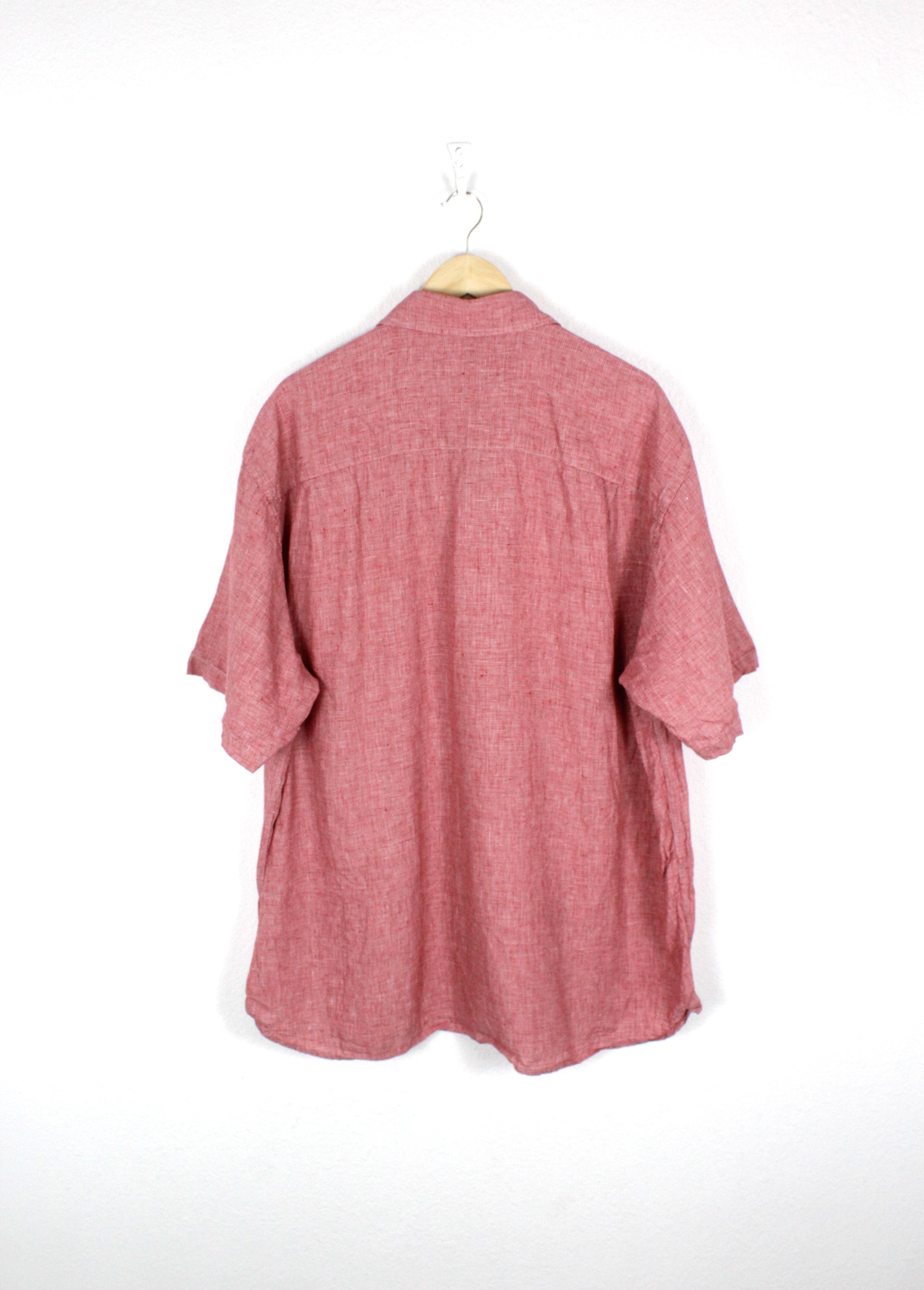 Orvis Orvis Charles F. Signature Houndstooth Knit Linen Shirt Size US XXL / EU 58 / 5 - 4 Thumbnail