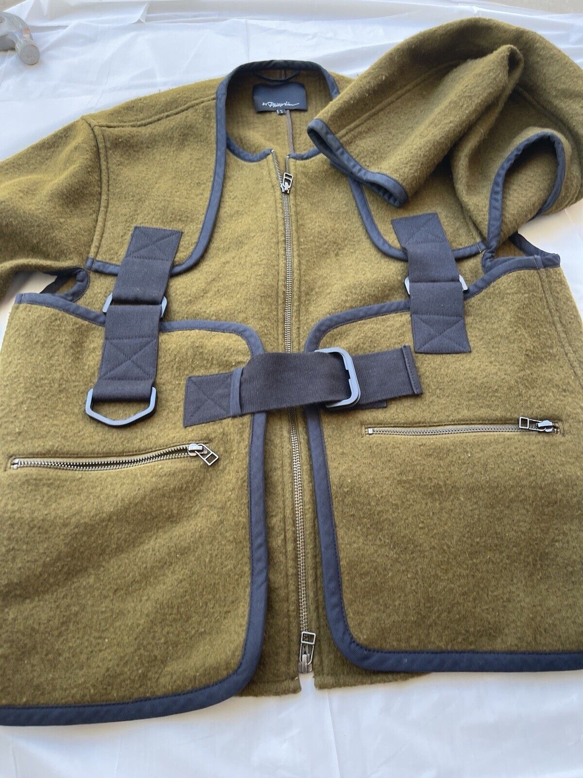 3.1 Phillip Lim 3.1 Phillip Lim wool Long Sleeve Zip Jacket Size US L / EU 52-54 / 3 - 6 Thumbnail