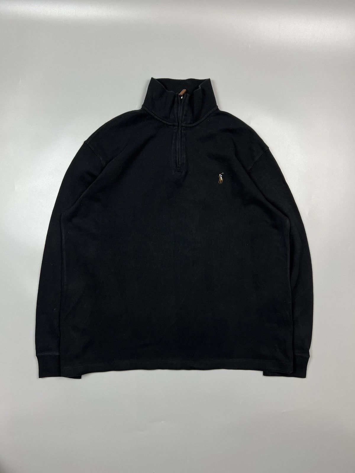 Polo Ralph Lauren Polo Ralph Lauren 1/4 Zip Cotton Pullover (Y0376) Size US L / EU 52-54 / 3 - 1 Thumbnail