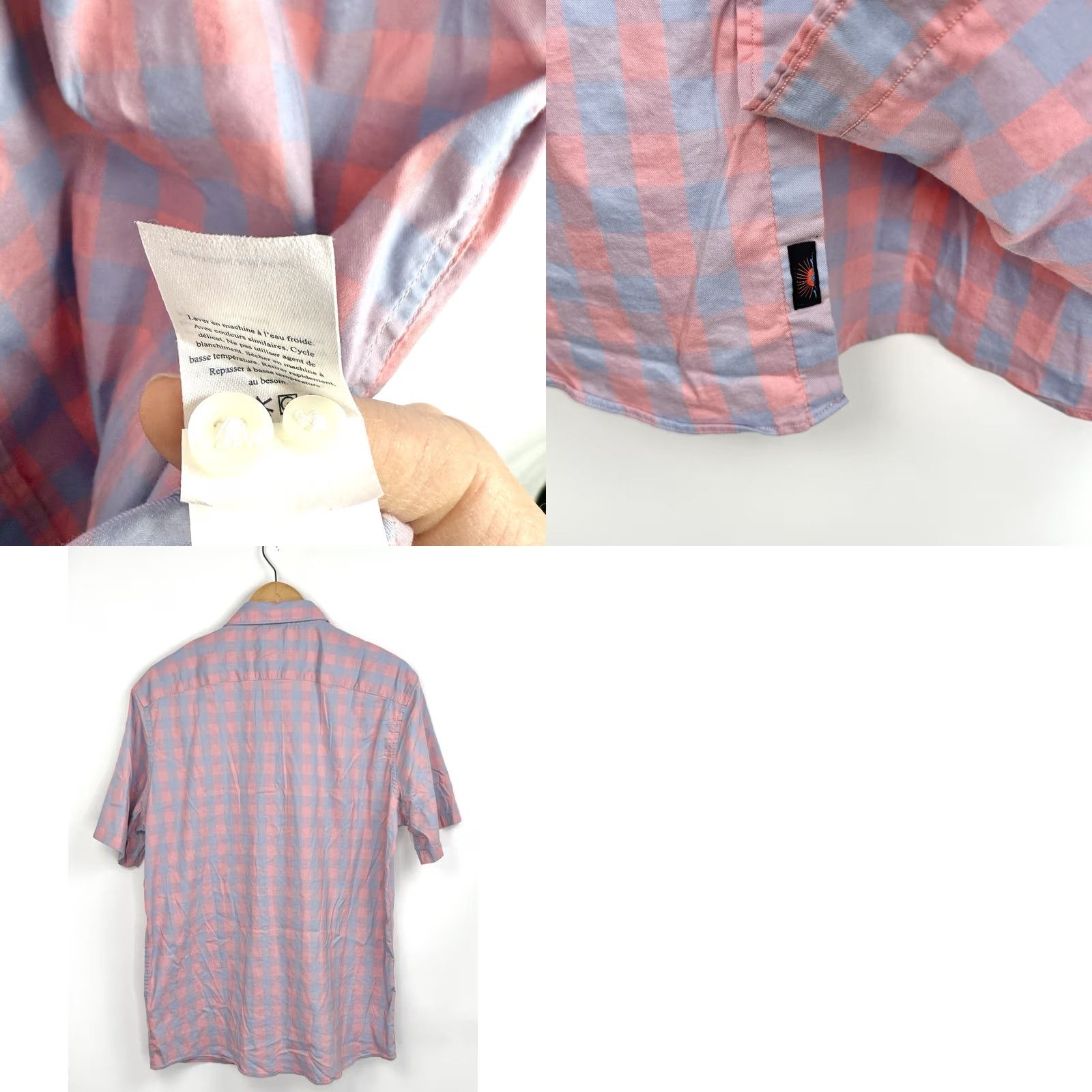 Faherty Faherty Shirt Mens Large The Movement Short Sleeve Button Up Plaid Preppy Shirt Size US L / EU 52-54 / 3 - 8 Thumbnail