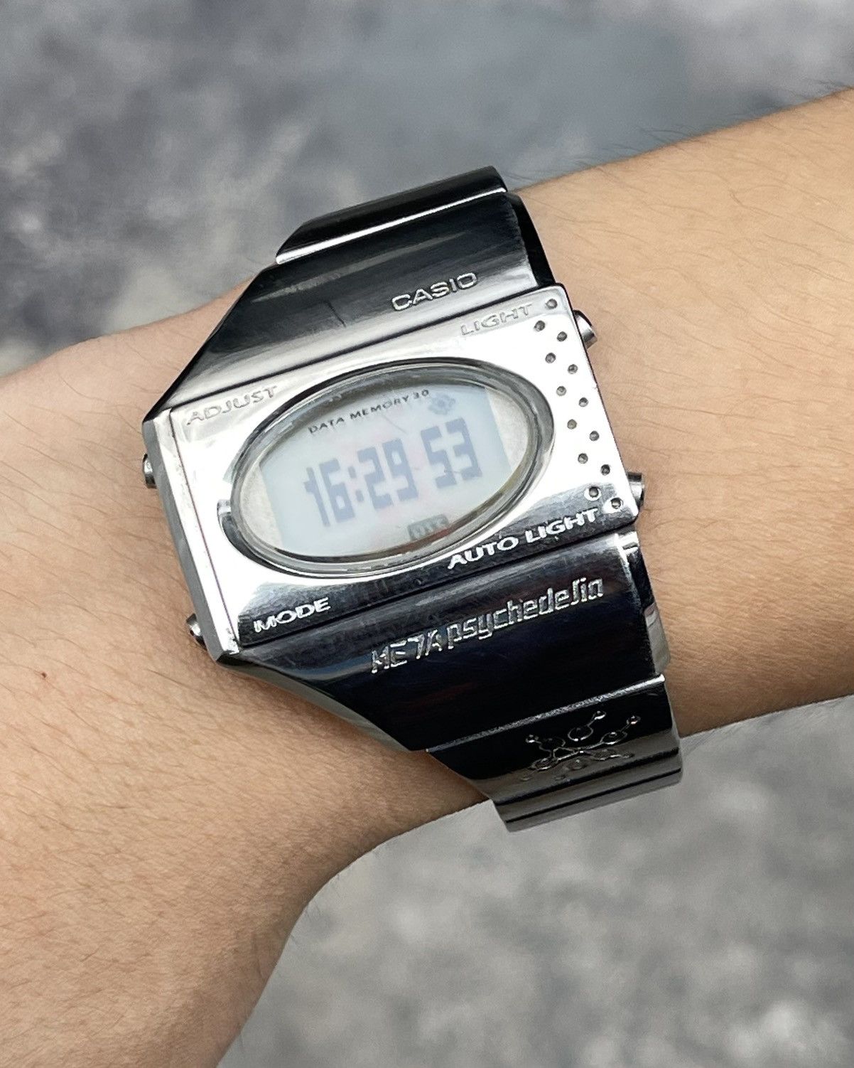 Casio × Japanese Brand × Vintage Casio ME-100 META psychedelia 