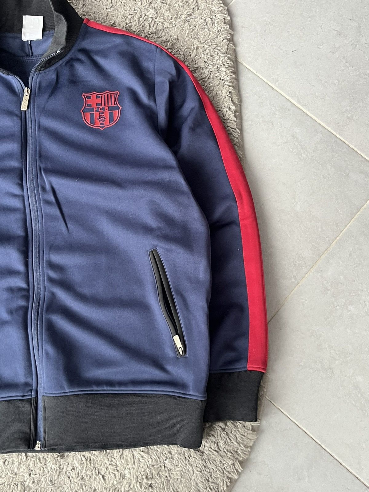 Nike Nike FC Barcelona track jacket / zip jacket Size US L / EU 52-54 / 3 - 4 Thumbnail