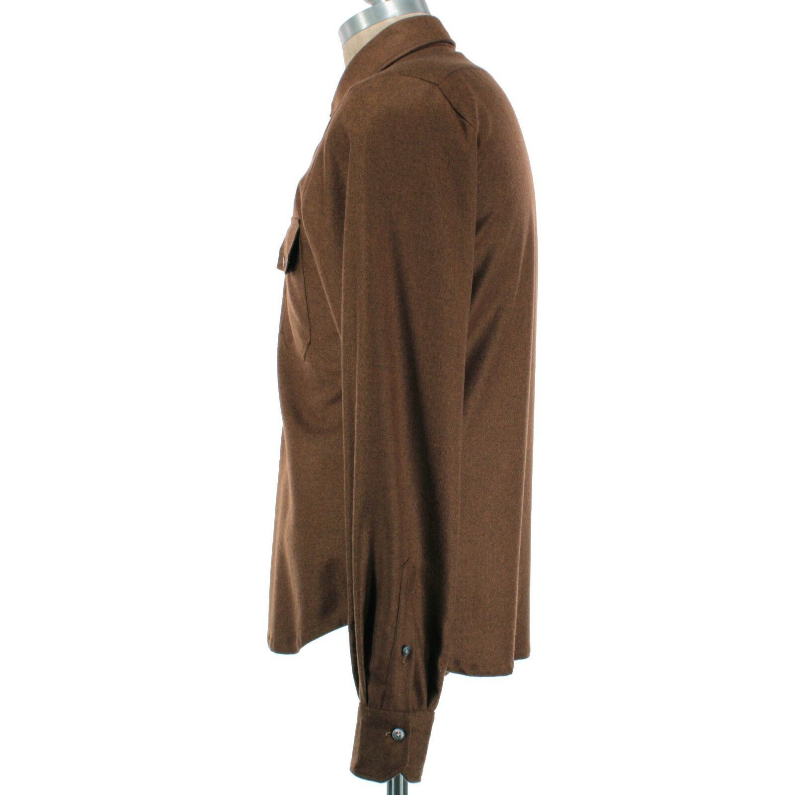 Kiton Kiton Overshirt Size M US In Brown Cashmere Size US M / EU 48-50 / 2 - 3 Thumbnail