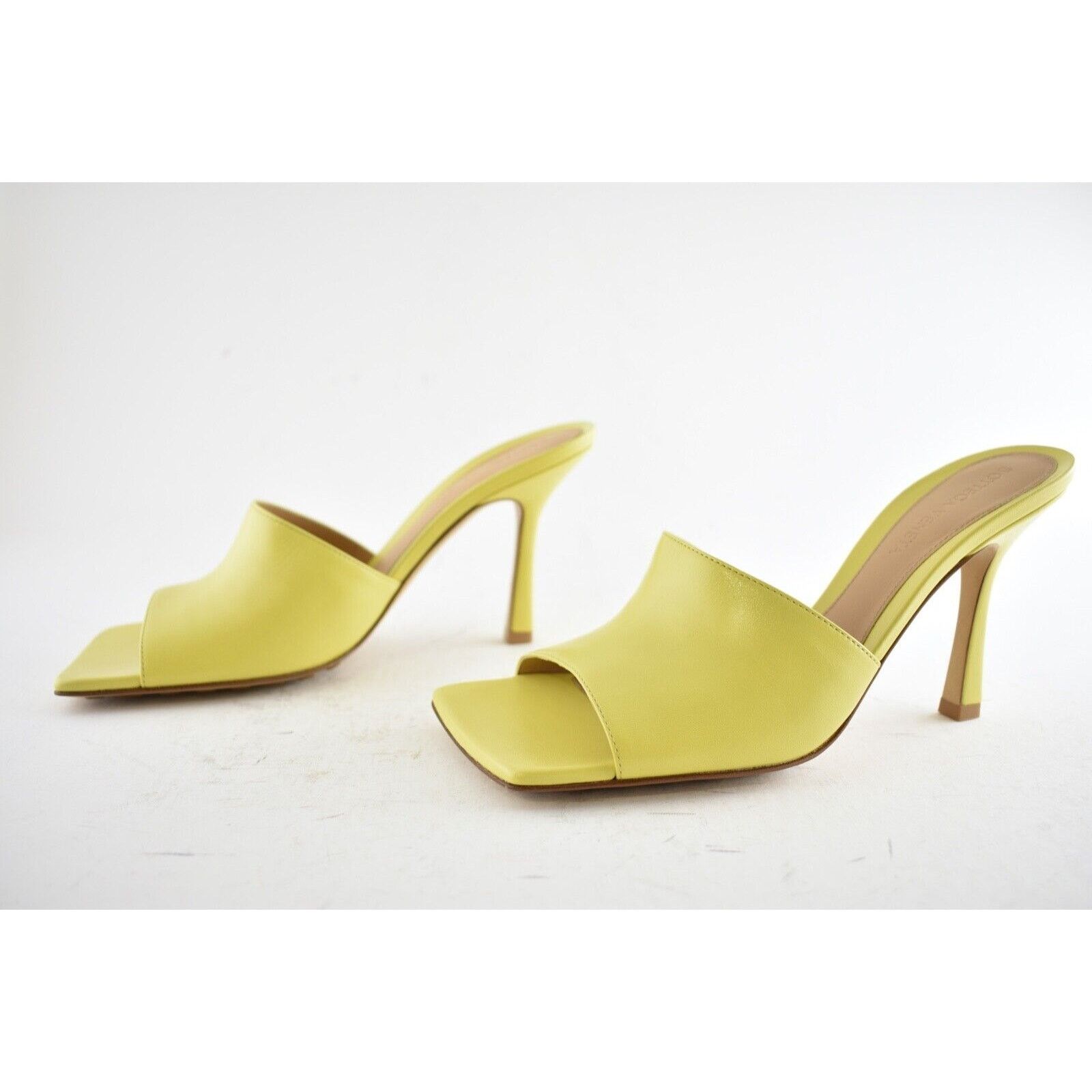 Bottega Veneta Stretch Square Toe Pear Sandal Backless Heel Pump 35.5 Size US 5.5 / IT 35.5 - 9 Thumbnail