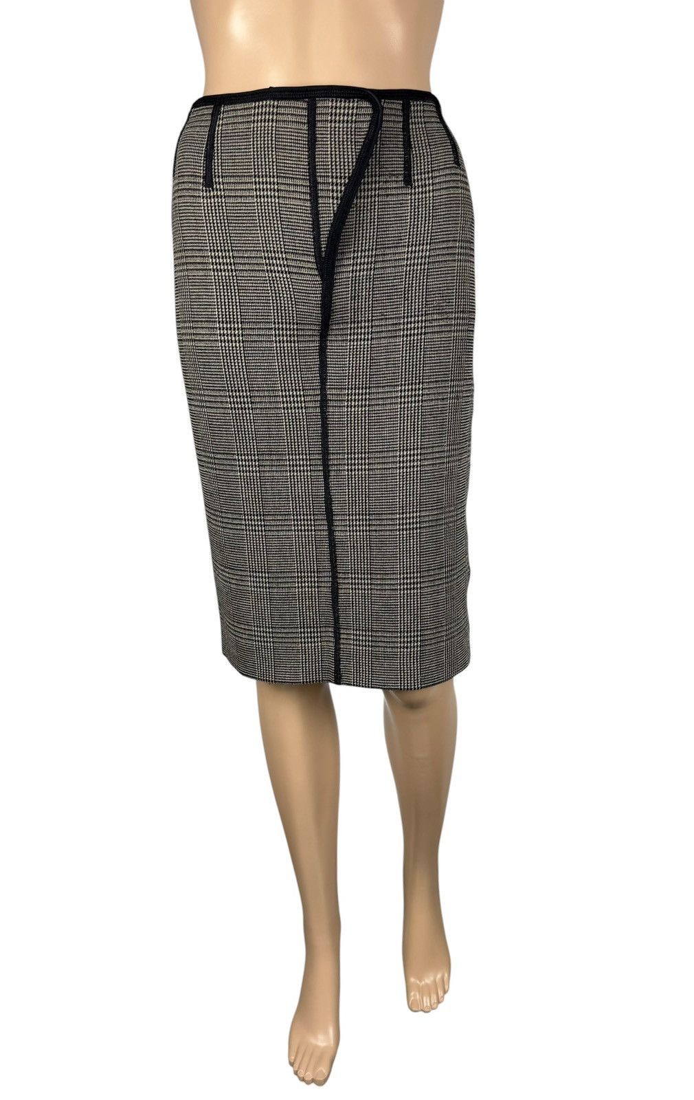 Jean Paul Gaultier Jean Paul Gaultier Wool Glencheck Skirt Vintage UK14 IT46 Size 34" / US 12 / IT 48 - 2 Thumbnail