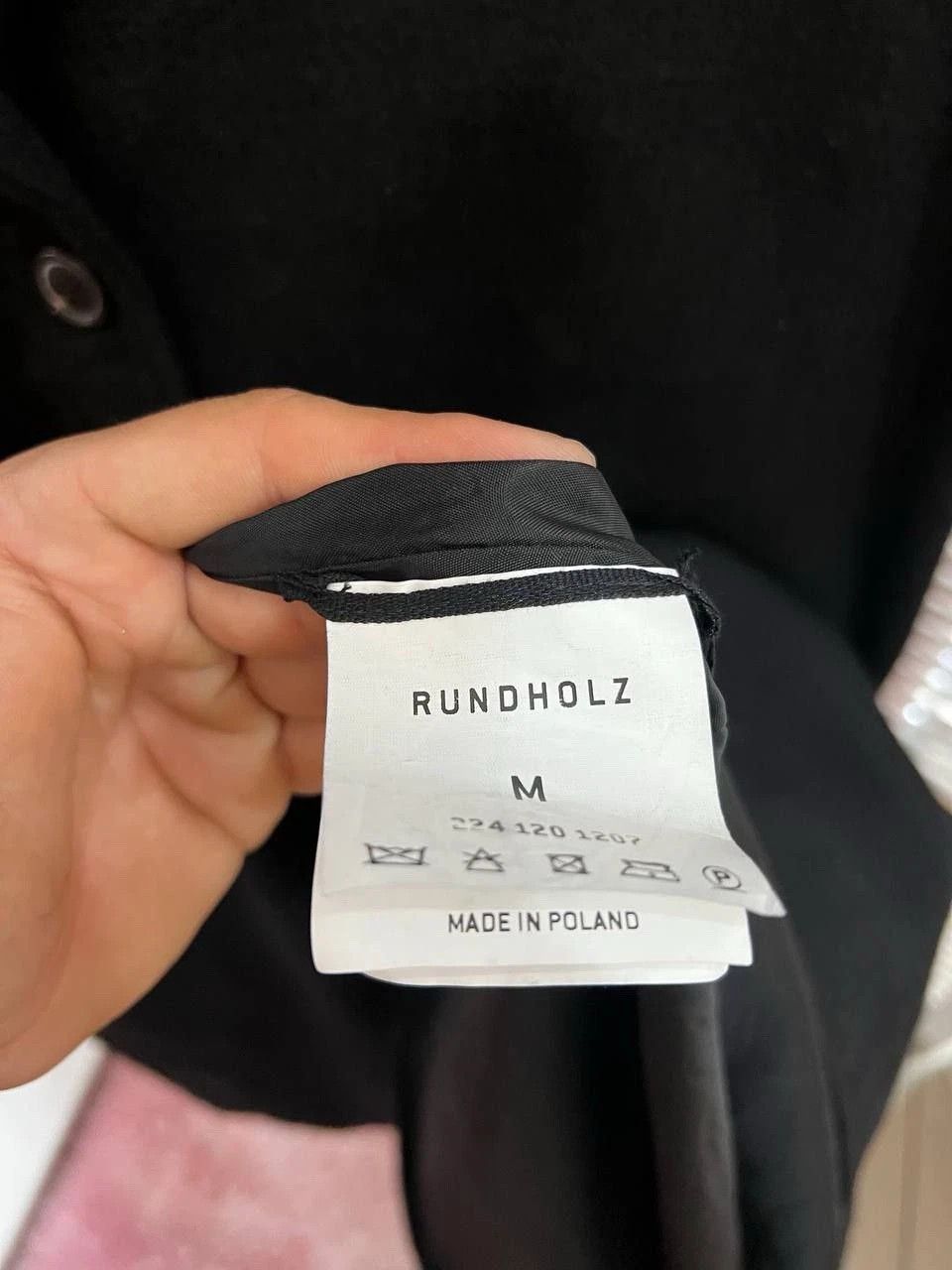 Rundholz Rundholz Black Label Oversized Wool Blend Coat Black Size M / US 6-8 / IT 42-44 - 7 Thumbnail