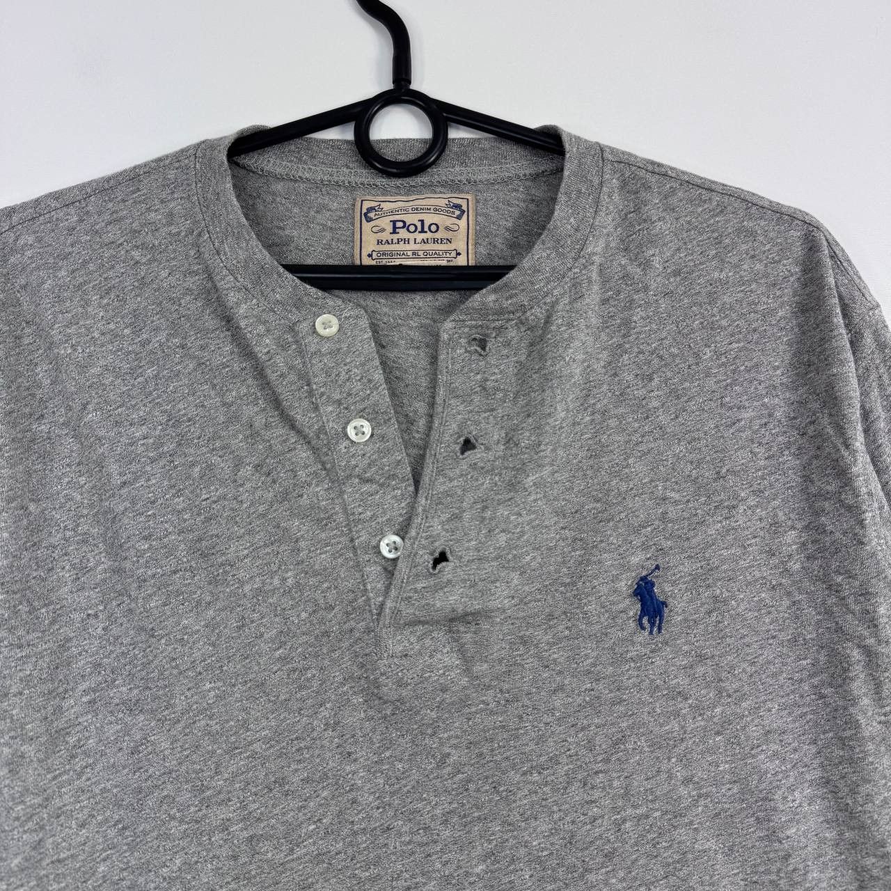 Polo Ralph Lauren Polo Ralph Lauren Long Sleeve Henley Vintage Shirt Mens S Size US S / EU 44-46 / 1 - 2 Thumbnail