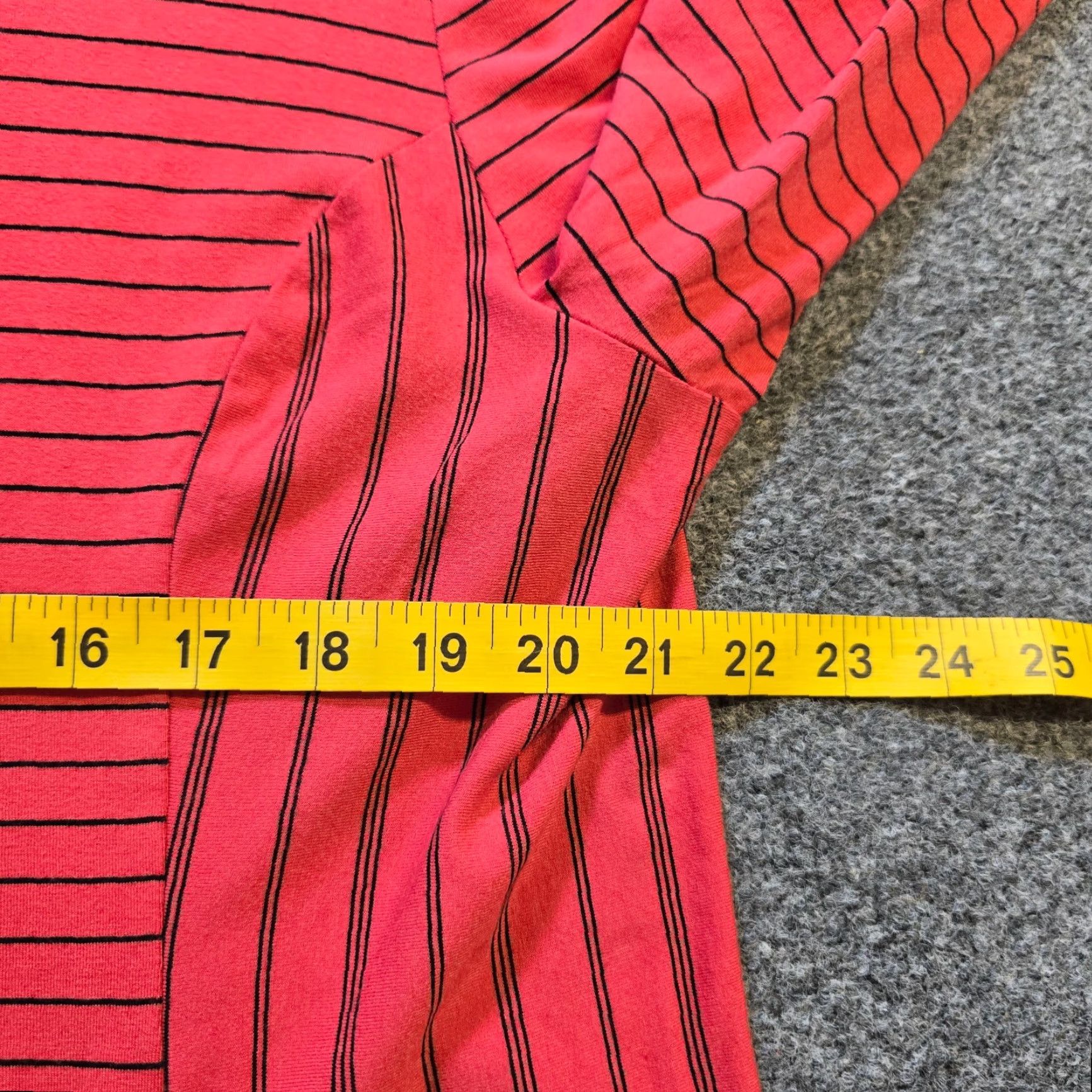 Habitat Habitat Jacket Womens XL Red Striped Full Zip Long Sleeve Casual - Classic, Lightweight, Knit, Regular Fit Size XL / US 12-14 / IT 48-50 - 5 Thumbnail